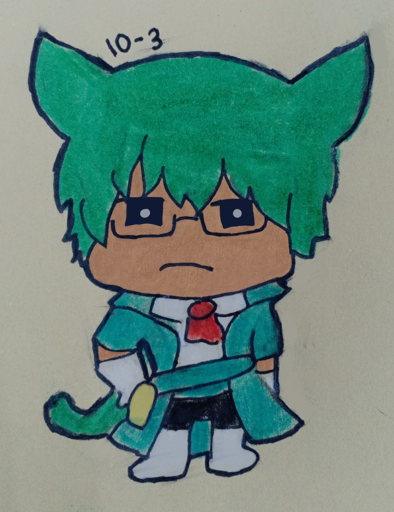 Chibi Koana in Fate Grand Order's Fujimaru Ritsuka doesn't get it! Style