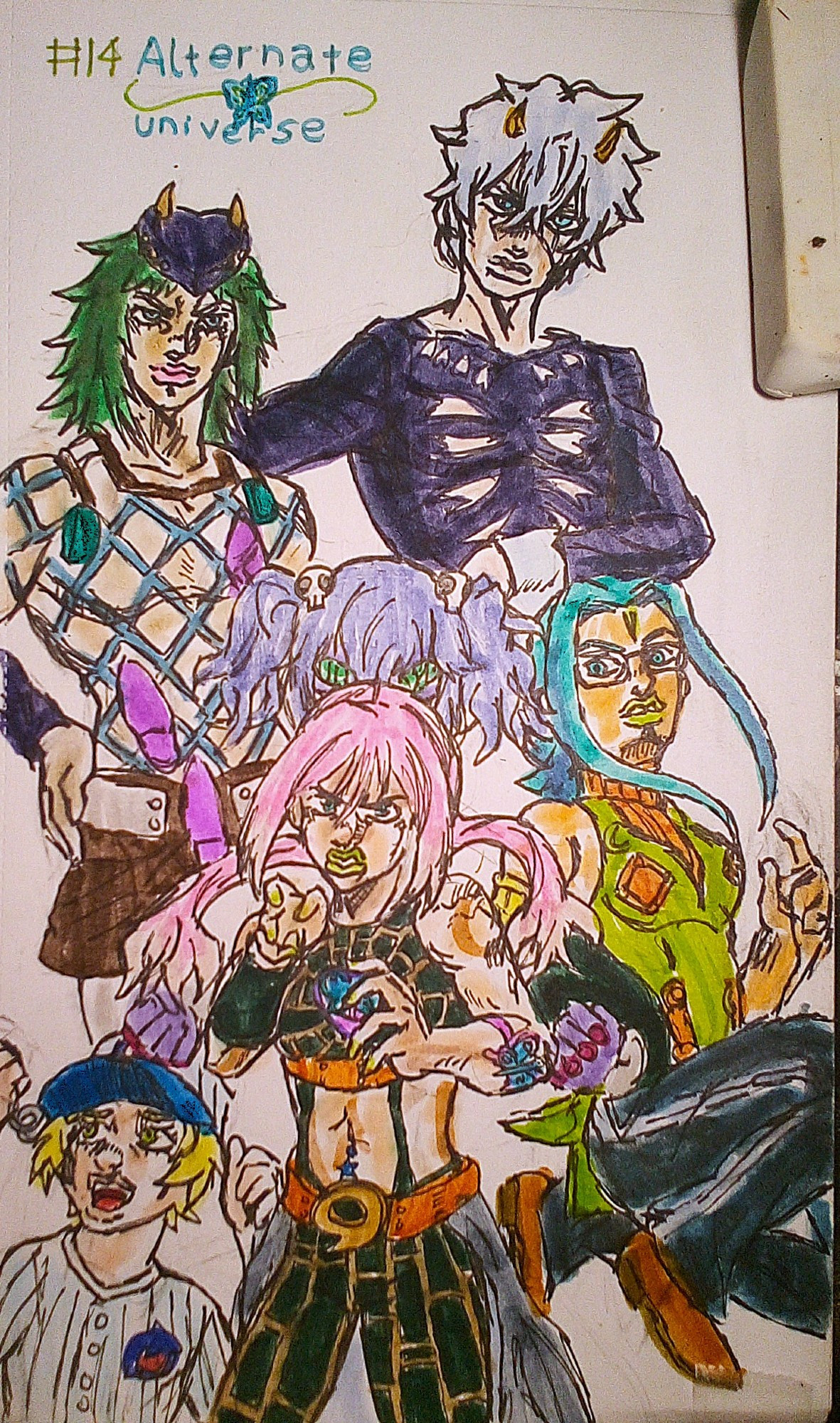 Nana Hiiragi as Jolyne Cujoh (she has a unique stand that's not Stone Free). Moe Makabe as Emporio Alnino Kiyomi Shimizu as Ermes Costello Nanao Nakajima as Narciso Anasui Kyouya Onodera as Weather Report (They have the same VA in english)