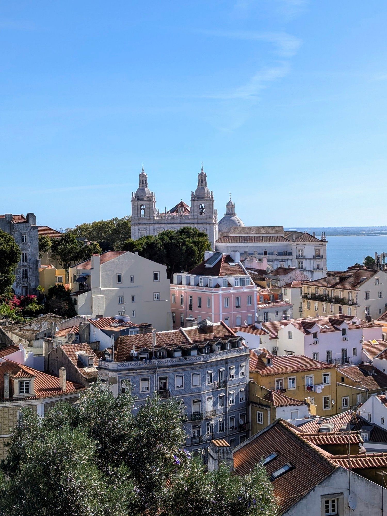 A view of the city of Lisbon