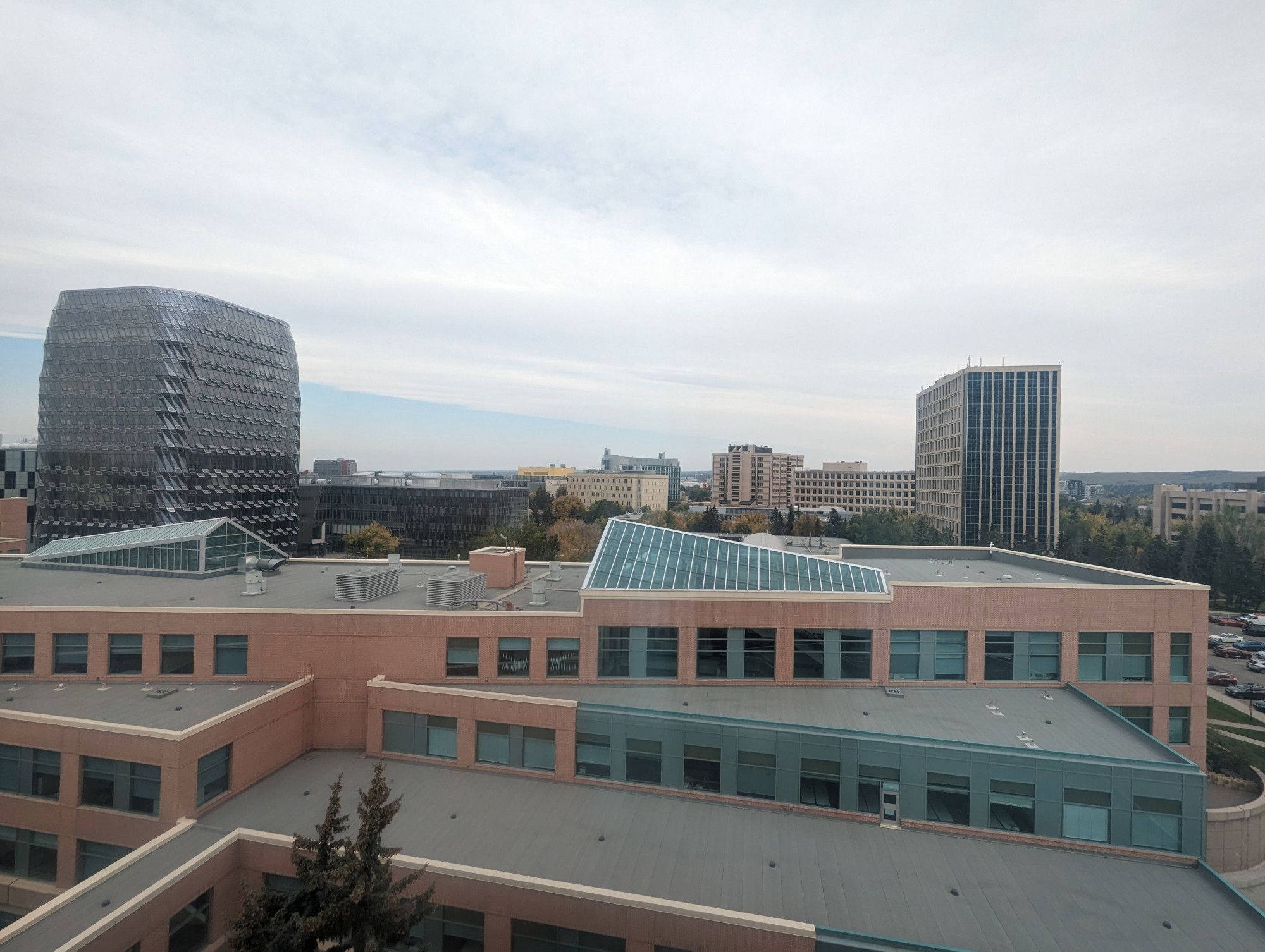 View from my office window at the University of Calgary.