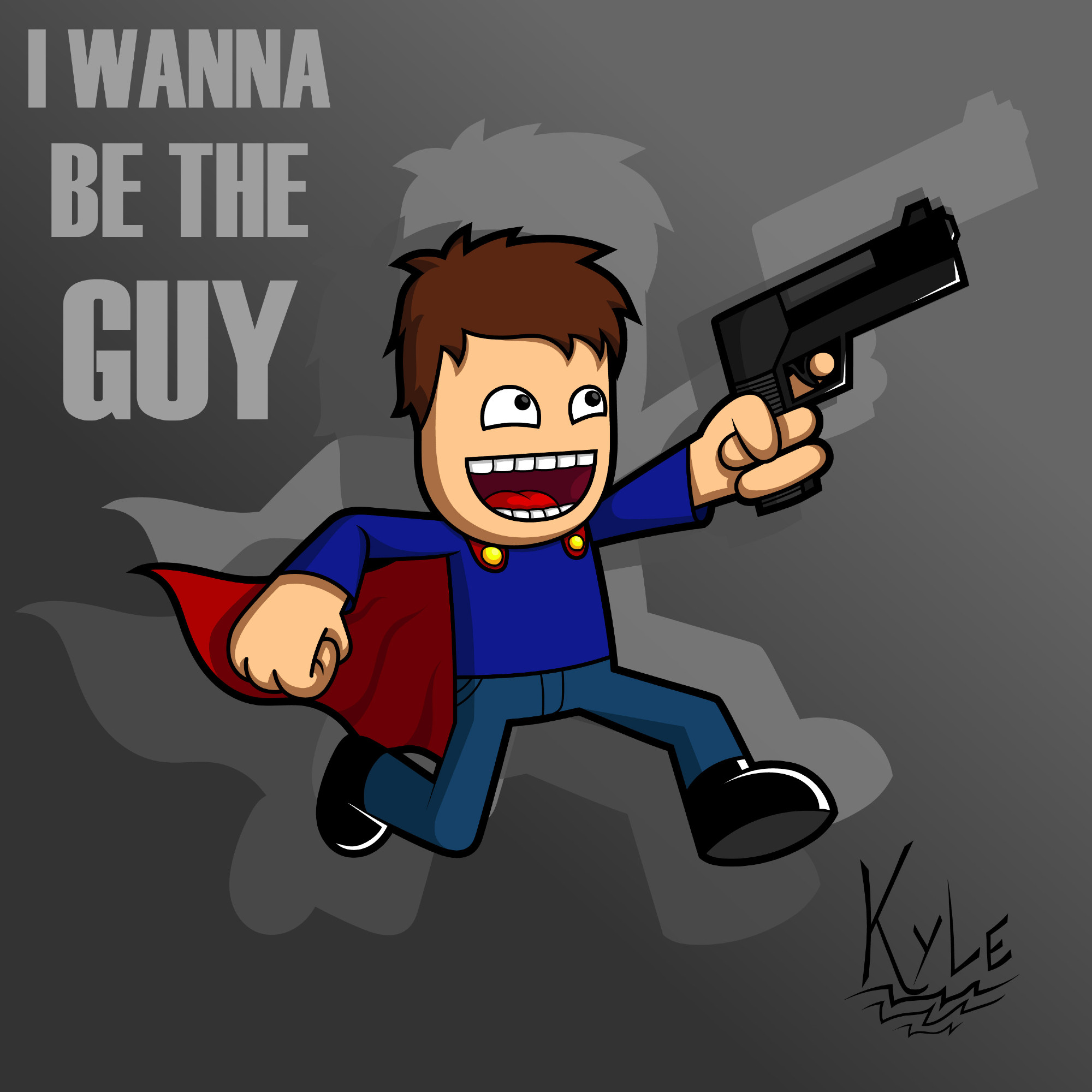 (2021) Fanart do Kid do I Wanna be The Guy