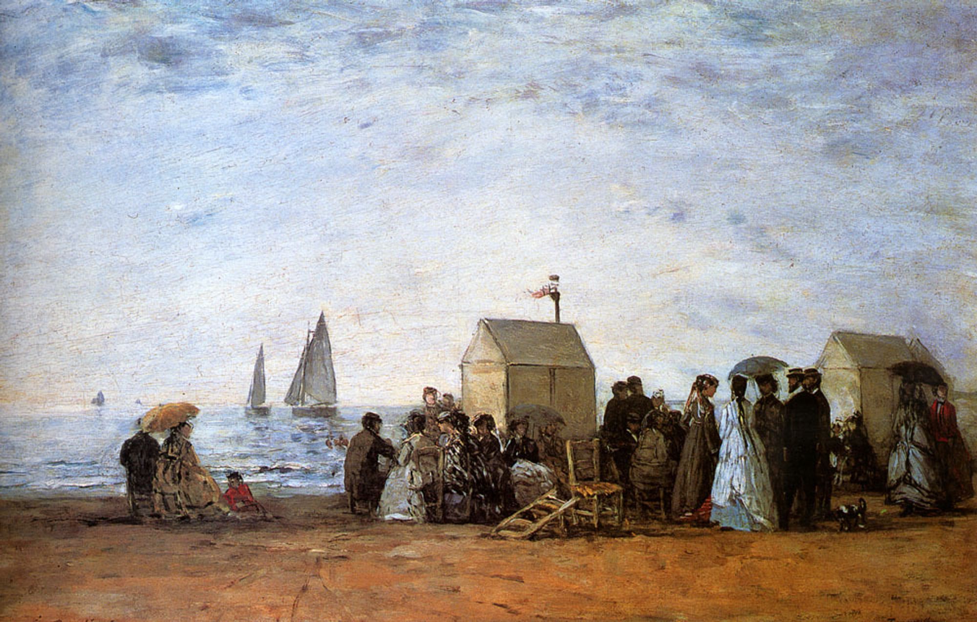 The beach at Trouville