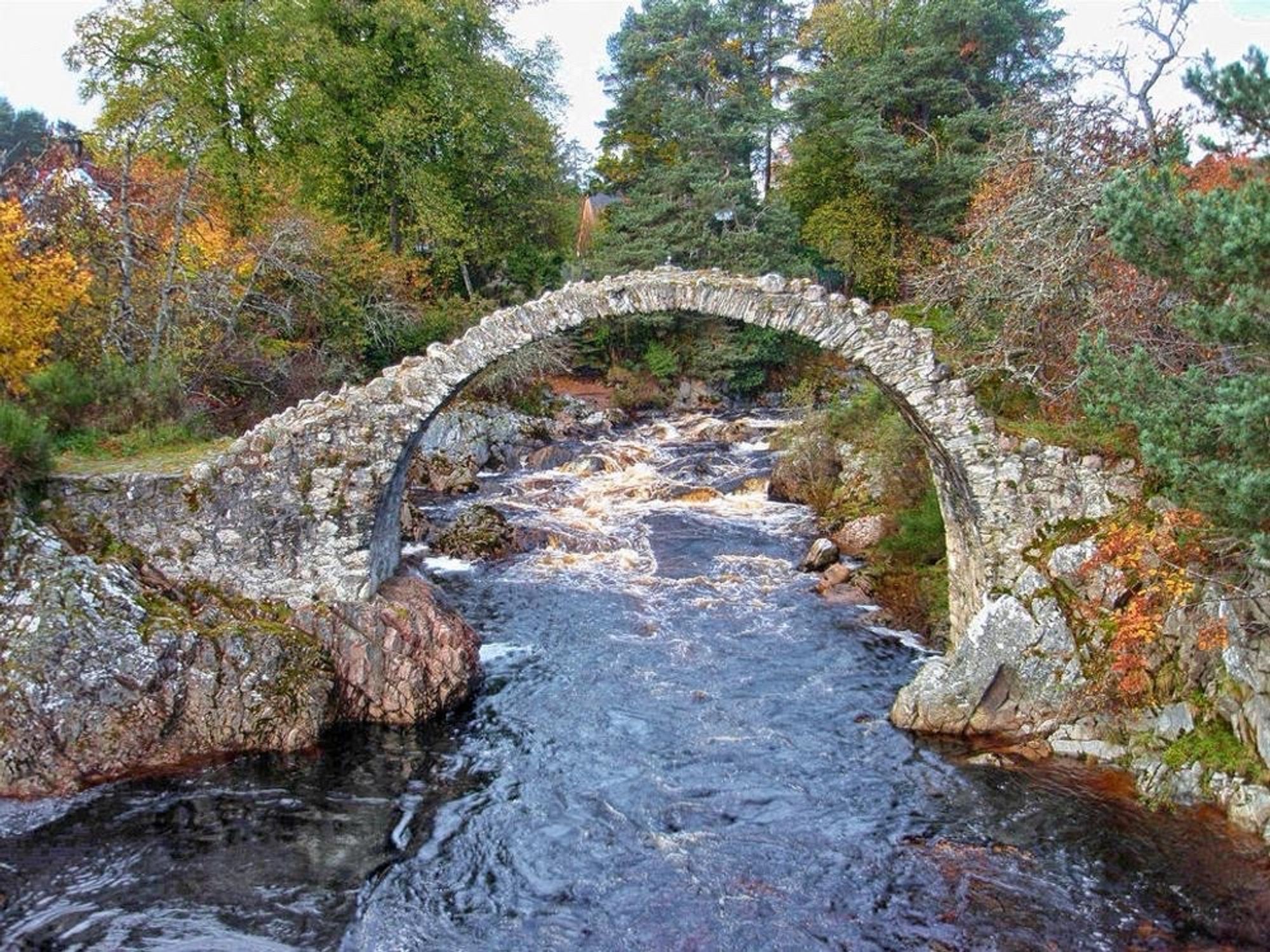 Old Packhorse Bridge in Carrbridge 🏴󠁧󠁢󠁳󠁣󠁴󠁿