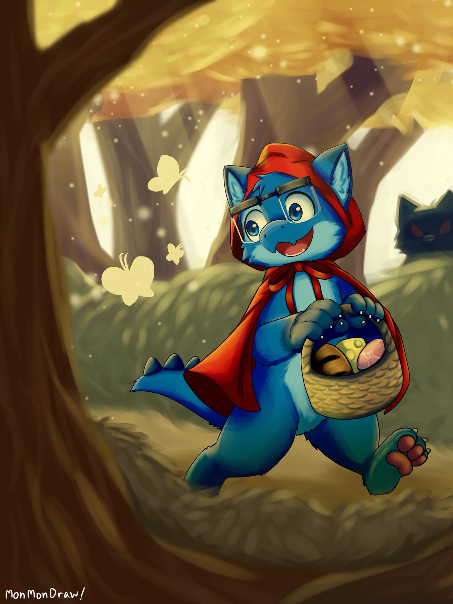 October art

MonMon’s red riding hood