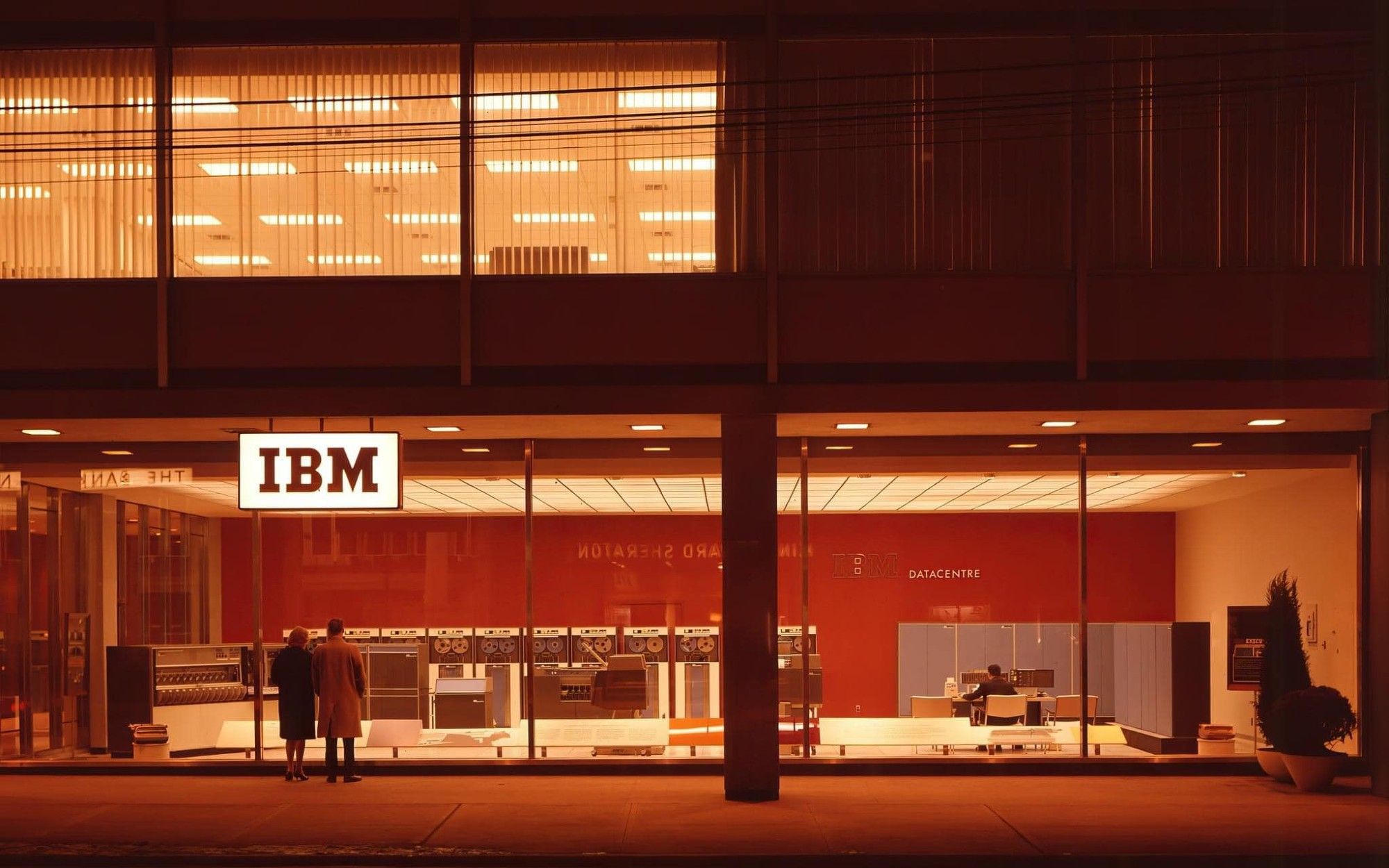 IBM datacenter Toronto, ON, Canada, King street, 1963