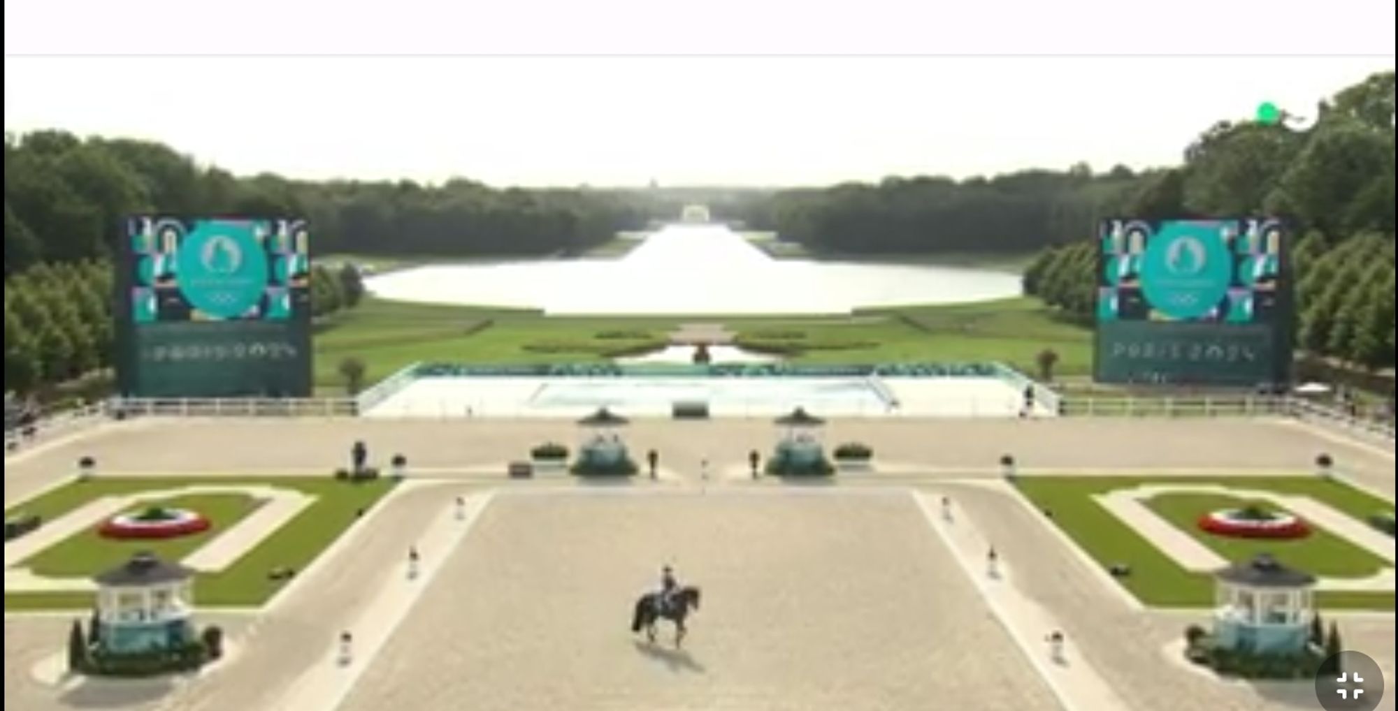 Pauline Basquin and Sertorius De Rima Z dancing on "Alors on danse" by Stromae on the grounds of the palace of Versailles