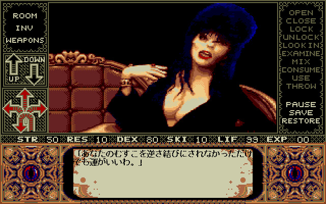 Elvira - Mistress of the Dark // Acclaim Japan // PC-98