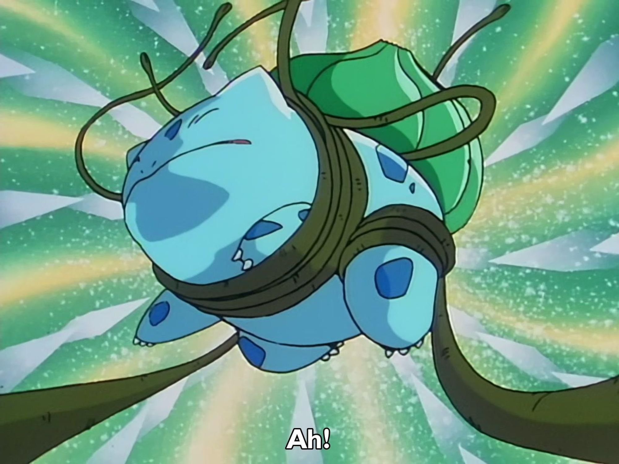 Pokemon - Season 1 Episode 37 - Ditto's Mysterious Mansion
Frame 532/2351
Caption: Ah!

Timestamp: 00:05:39.5