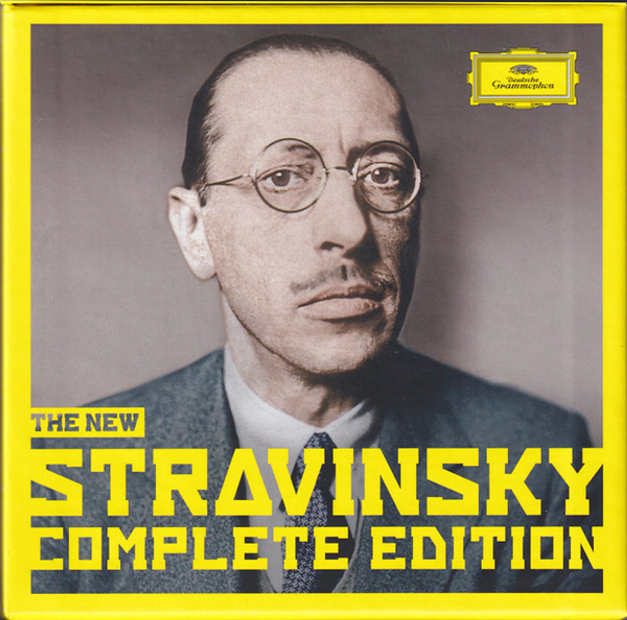 Stravinsky raising his glasses and peering at you with a look of suspicion