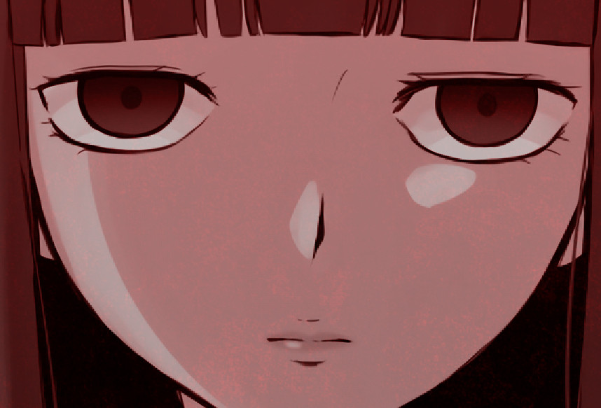 Misao's face from the opening of Misao.