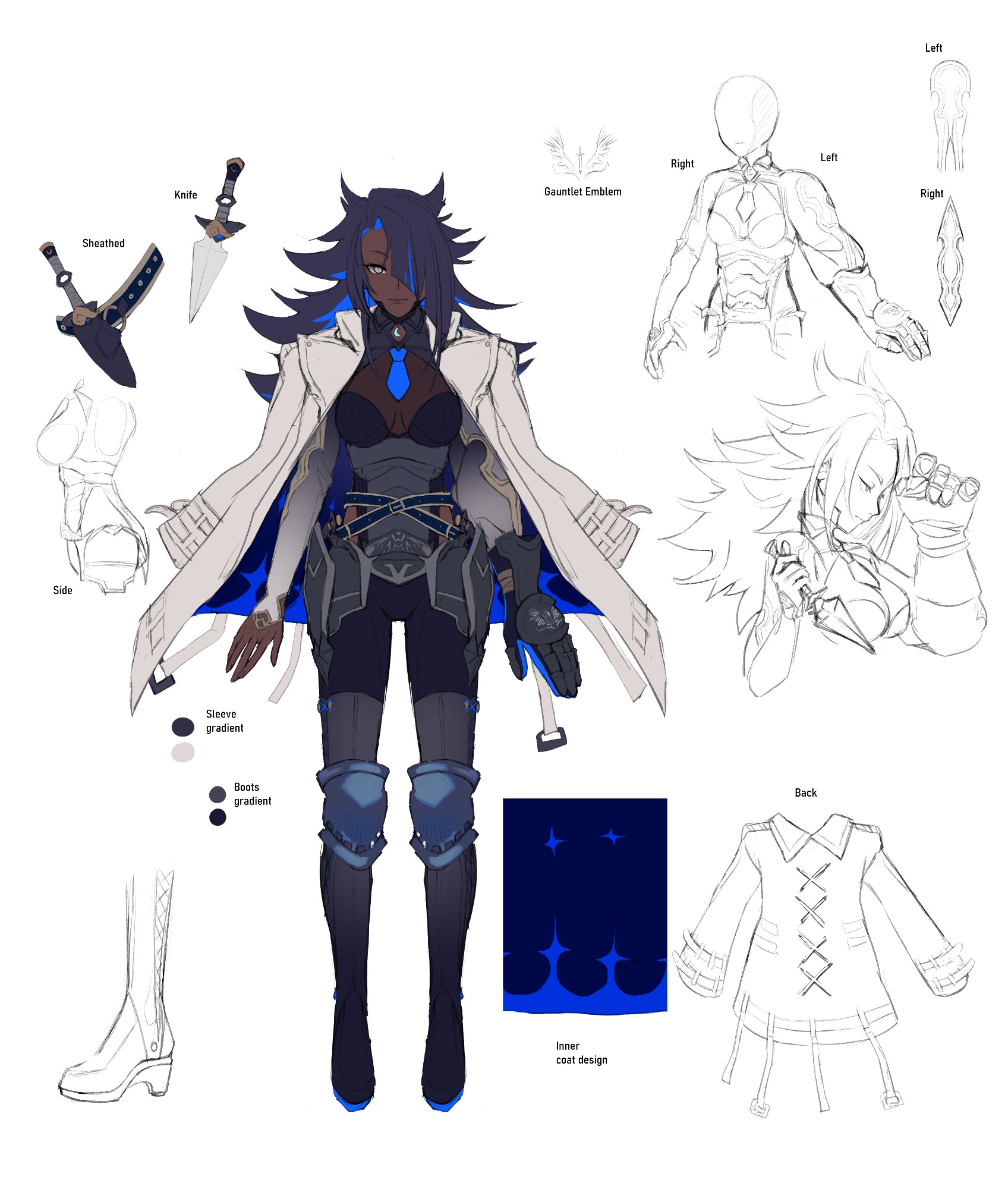 Despite it being a Vtuber Showcase, this is a design for a story character in a book made by Avatar Frost