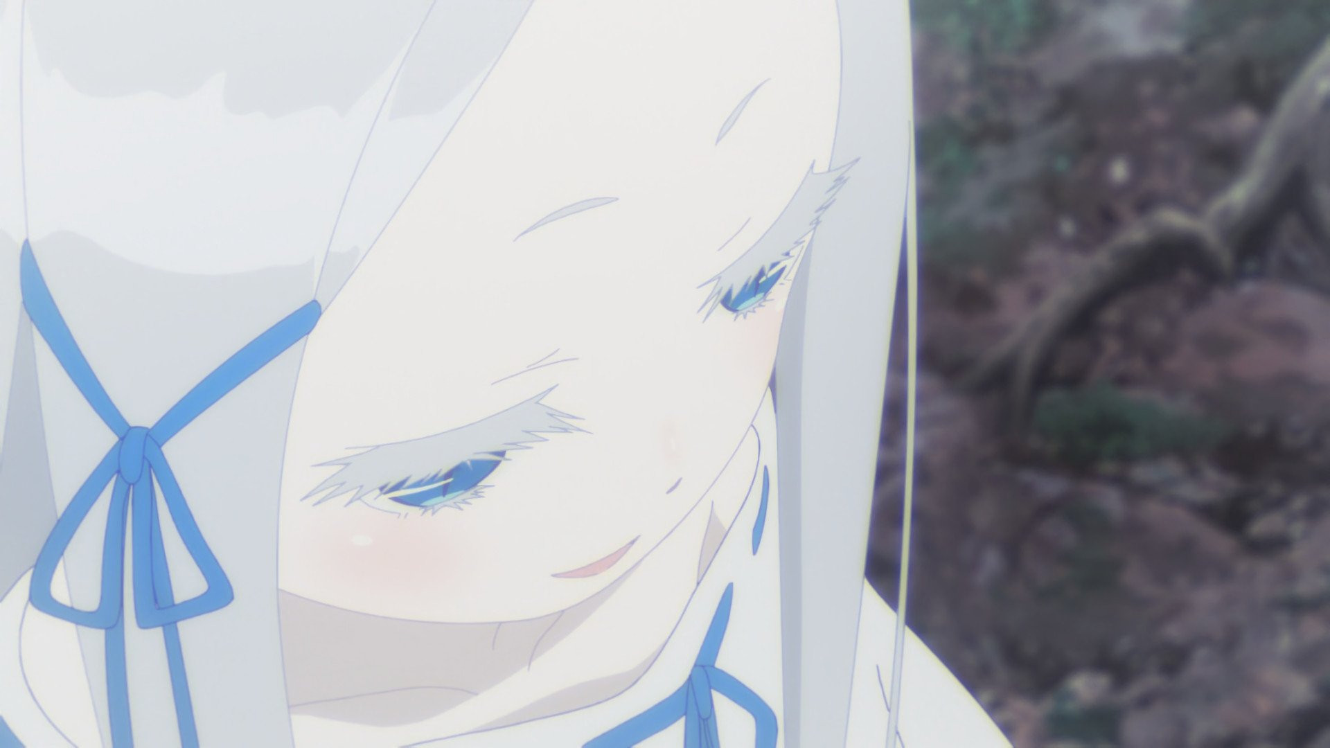 a picture of pandora from "re: zero" with her forehead at the optimal viewing angle