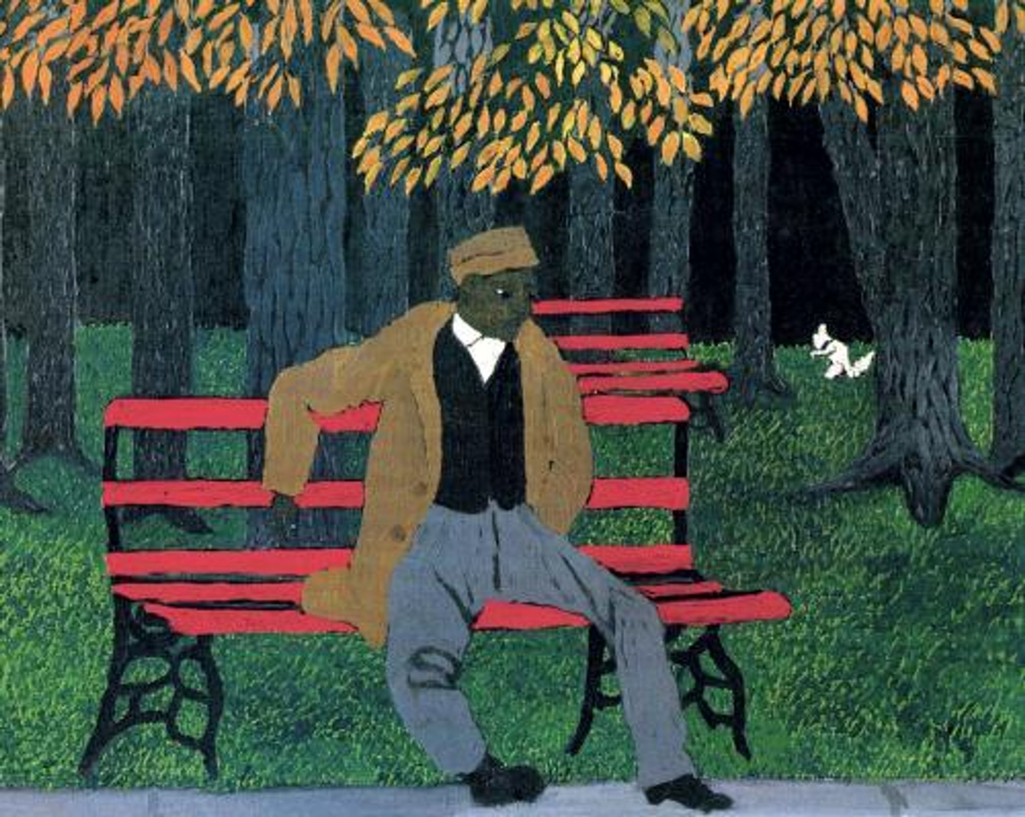 Man On A Bench