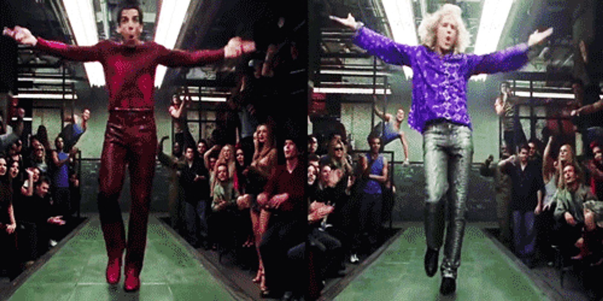 Zoolander and Hansel walk-off screen-shot from the movie "Zoolander"