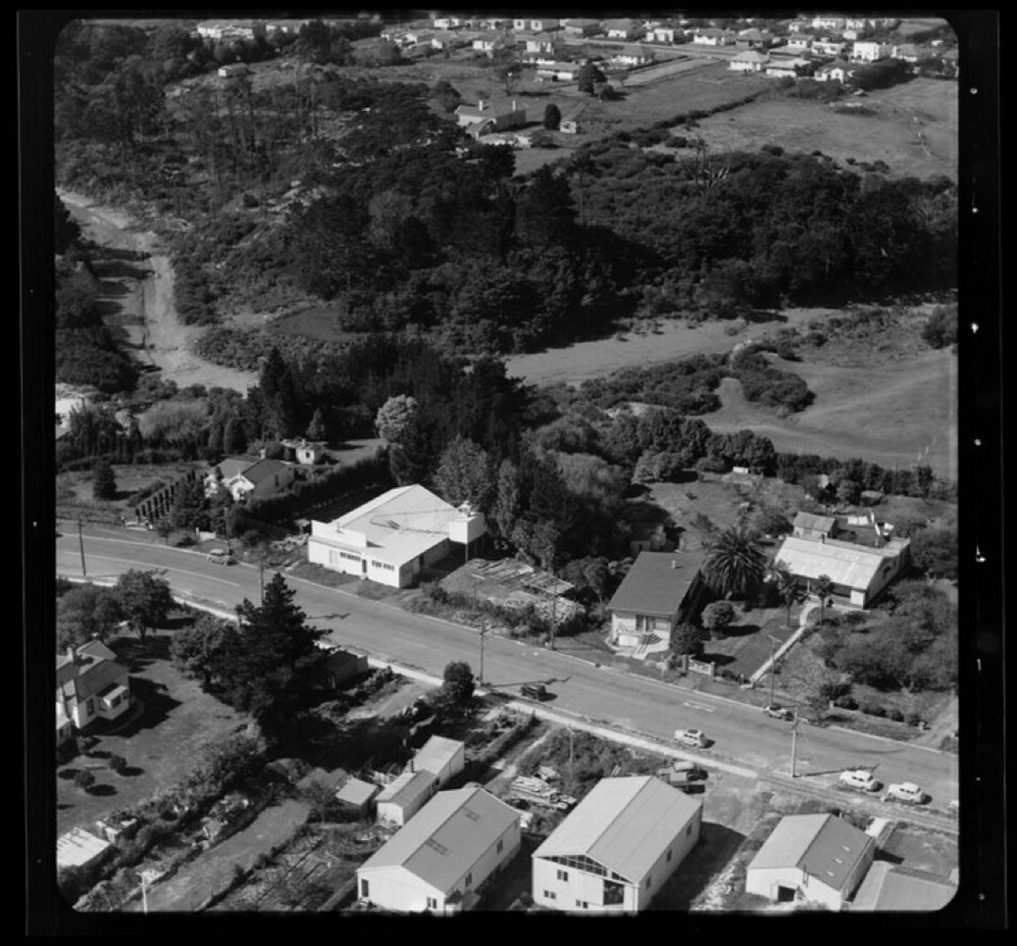 D P Dawson Limited, Portage Road, New Lynn, Waitakere City, Auckland. Whites Aviation Ltd: Photographs. Ref: WA-43716. Alexander Turnbull Library, Wellington, New Zealand. /records/32052084