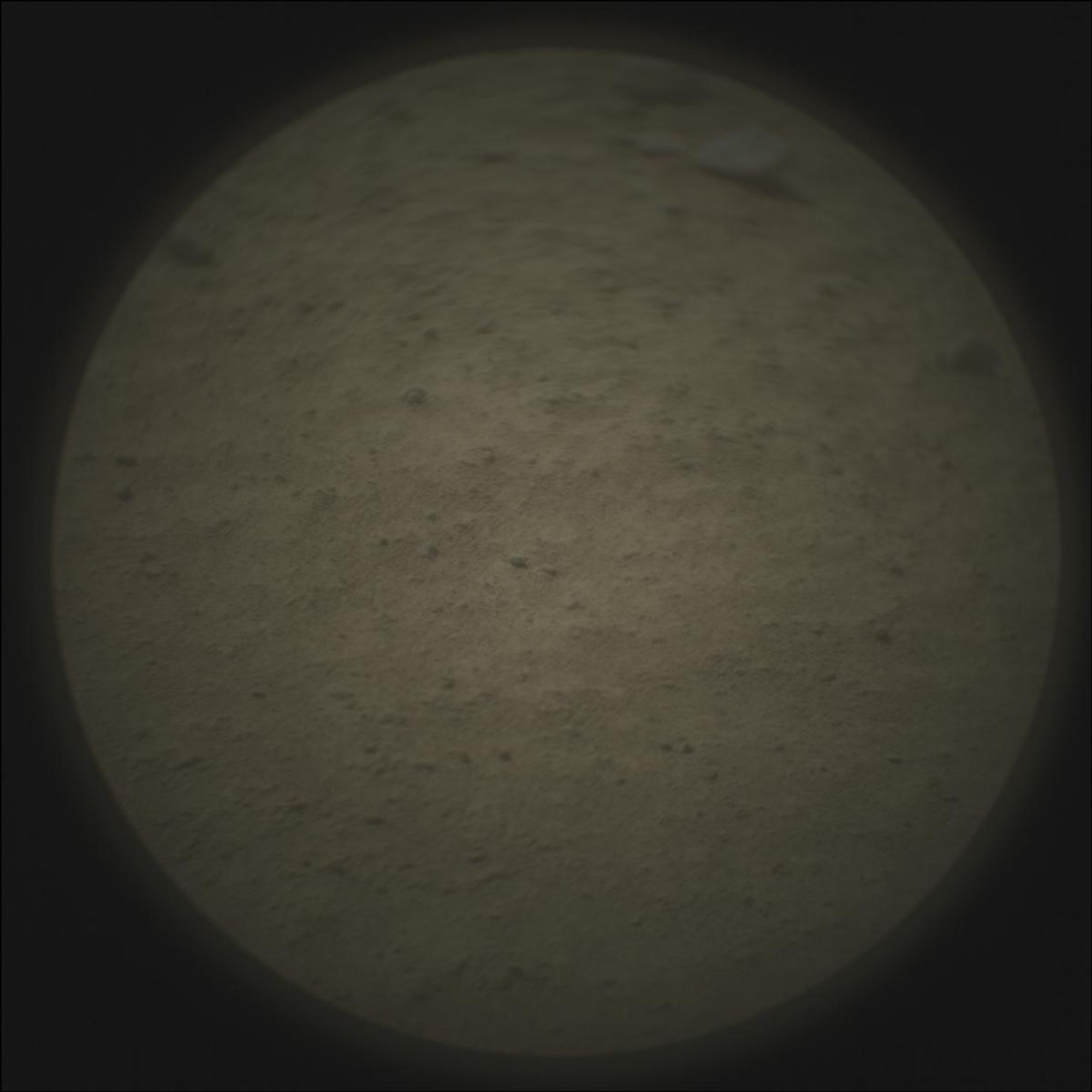 An image taken by the Perseverance rover on Mars