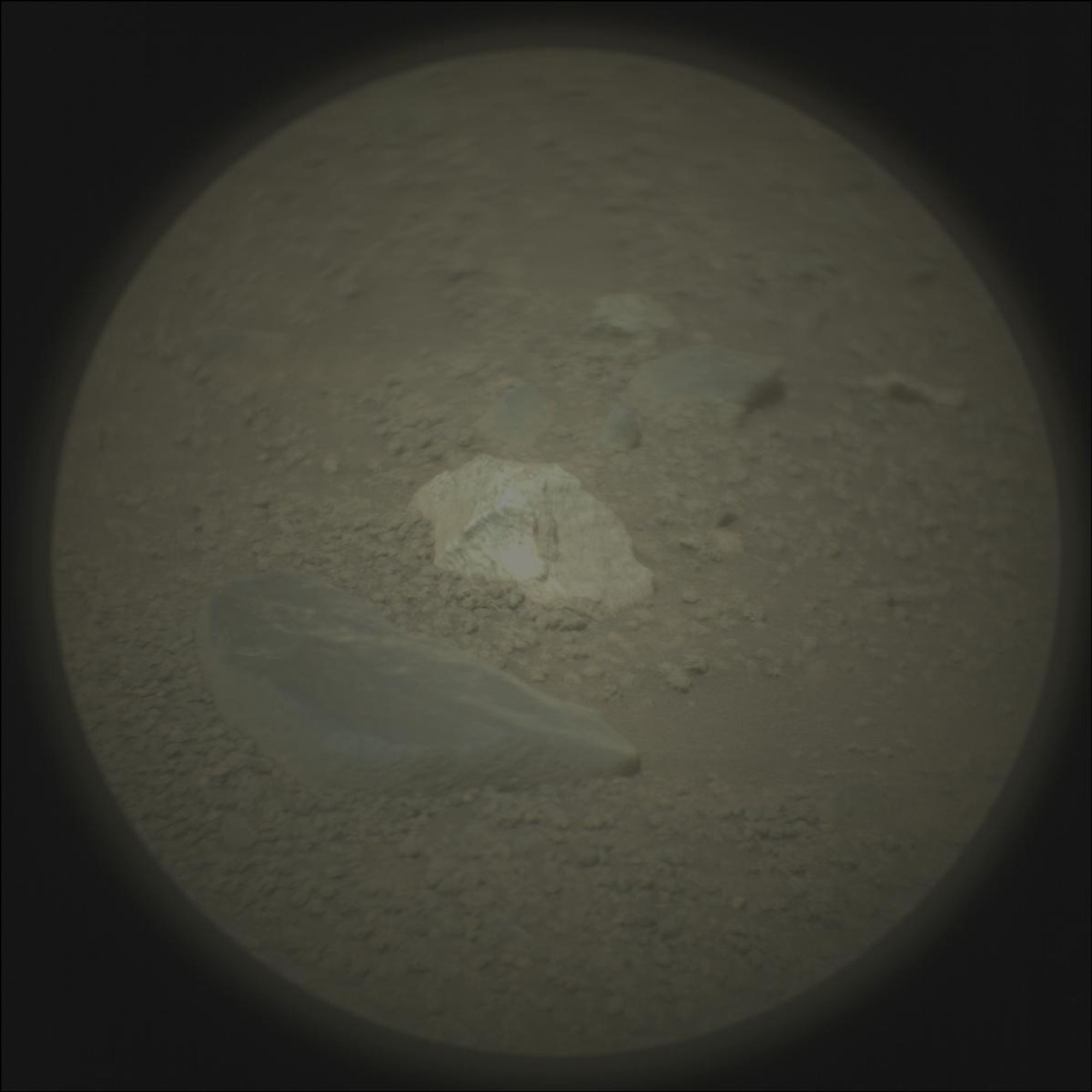 An image taken by the Perseverance rover on Mars