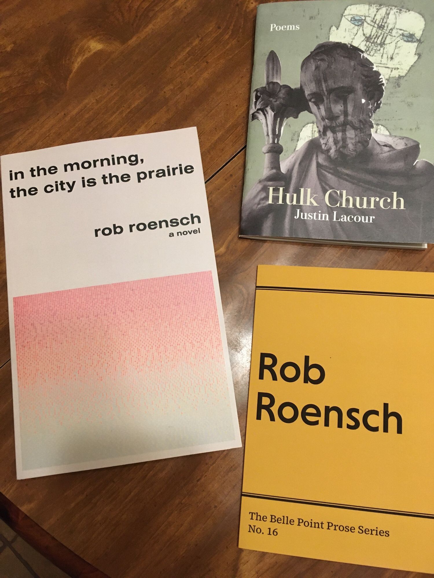 Books by Rob Roensch and Justin Lacour