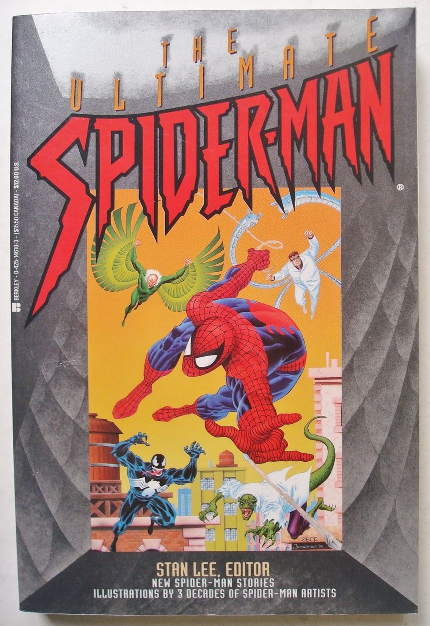 Cover to "The Ultimate Spider-Man" collection of prose short-stories.