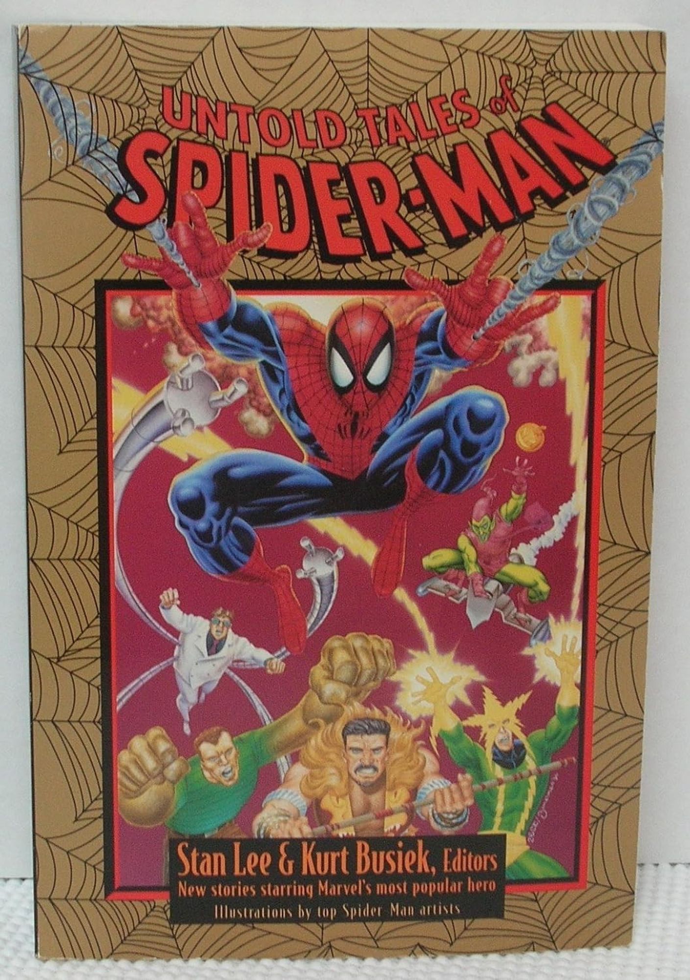 Cover to "Untold Tales of Spider-Man" collection of prose short stories.