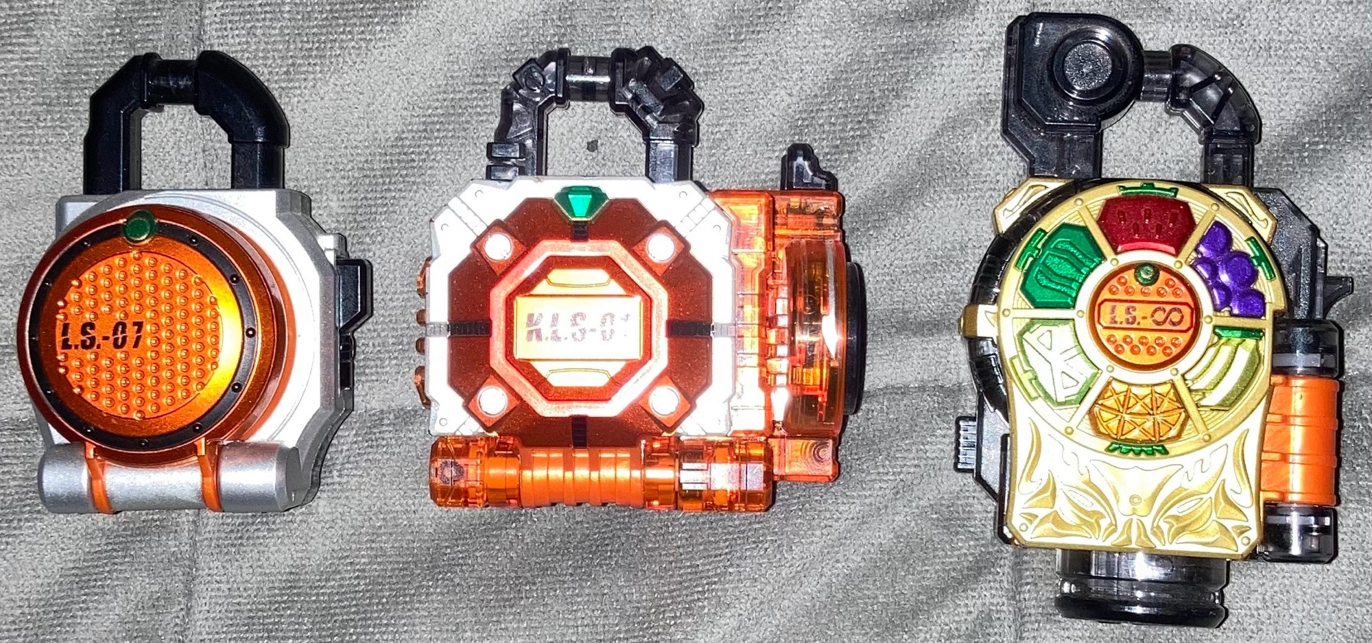 CSM Lockseeds from Kamen Rider Gaim