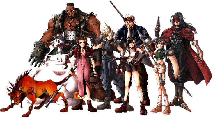 the cast of Final Fantasy 7