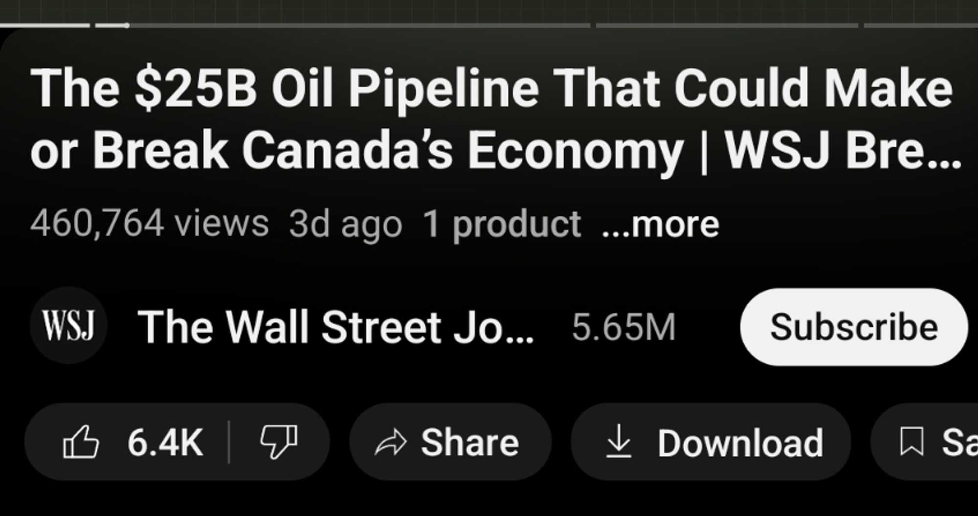 The $25B Oil Pipeline That Could Make or Break Canada's Economy | WSJ Bre... 460,764 views 3d ago