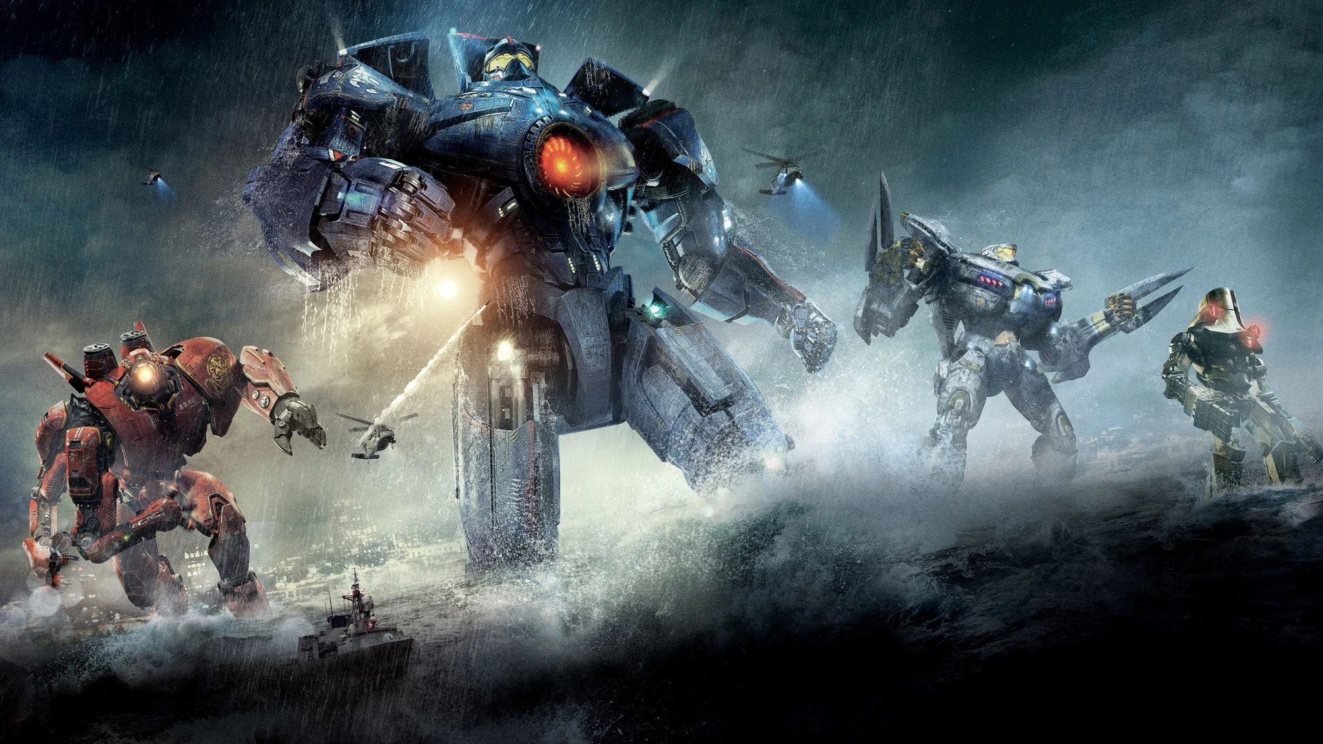 The Final Four Jaegers from Pacific Rim.