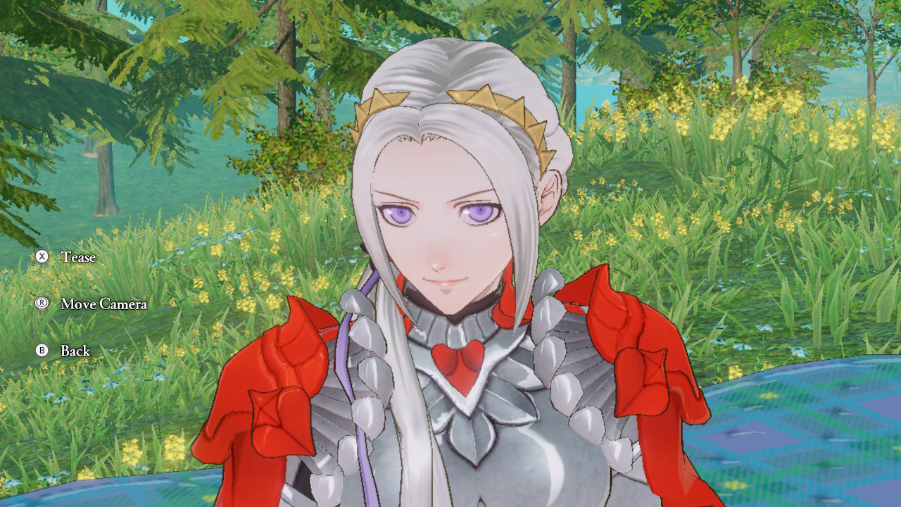 Shez has a perfect expedition with Edelgard and just takes in her profile.