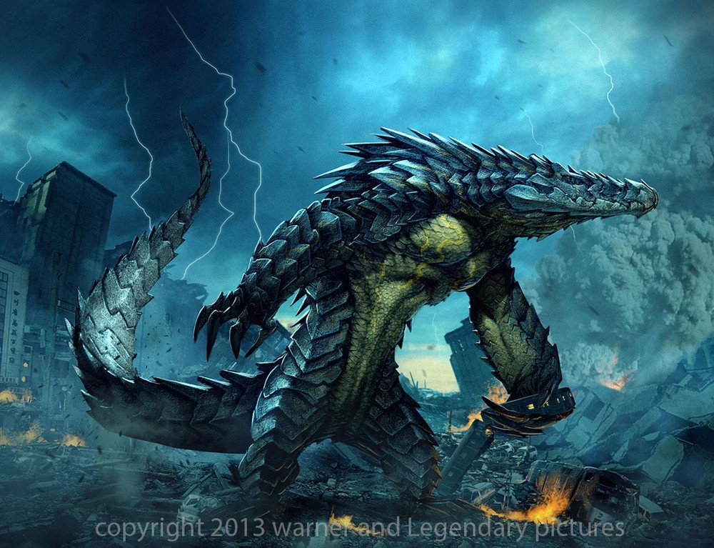 Raiju art from Pacific Rim.