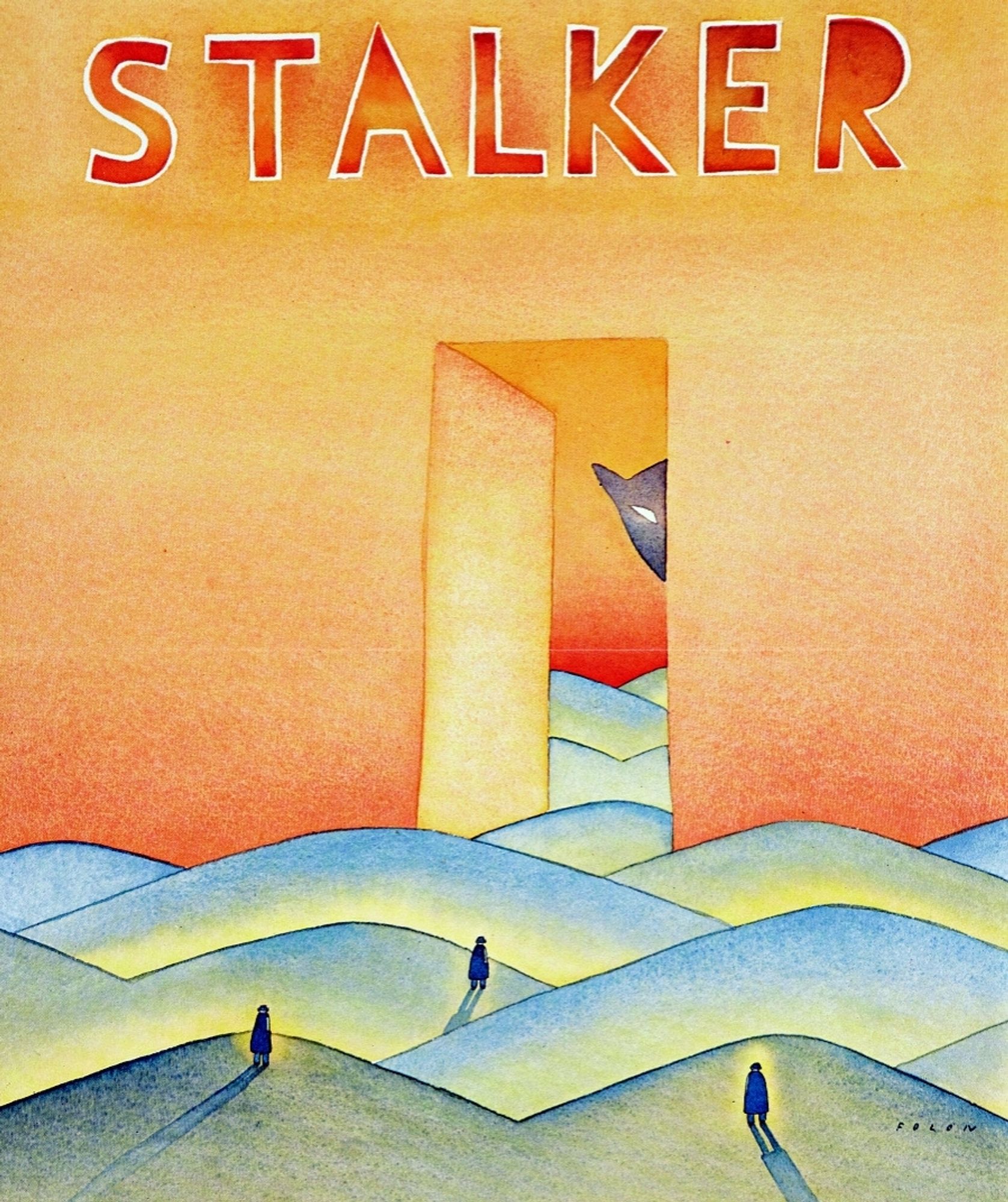 Jean-Michel Folon, Stalker, 1981