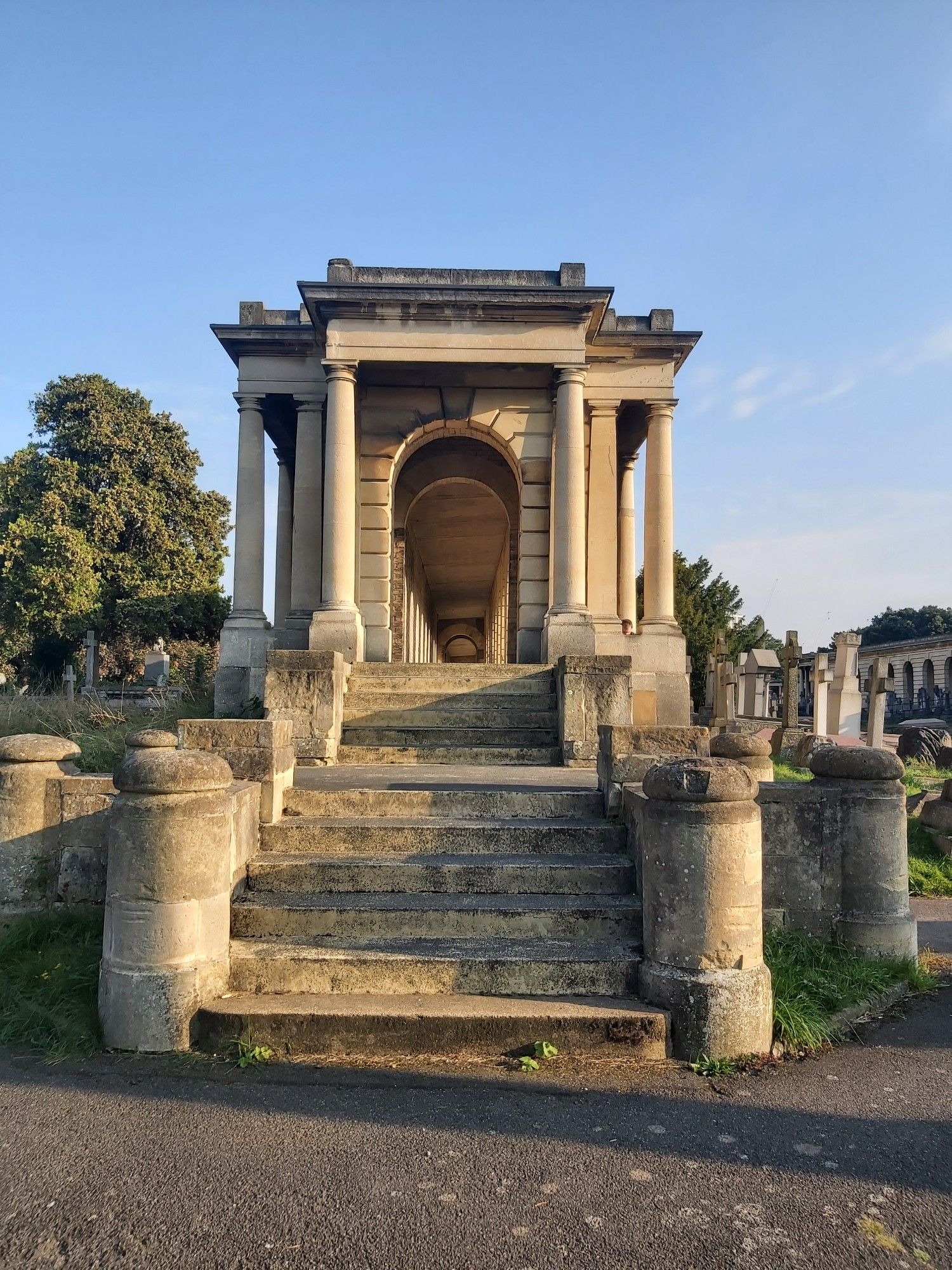 Arches and pillars and stairs