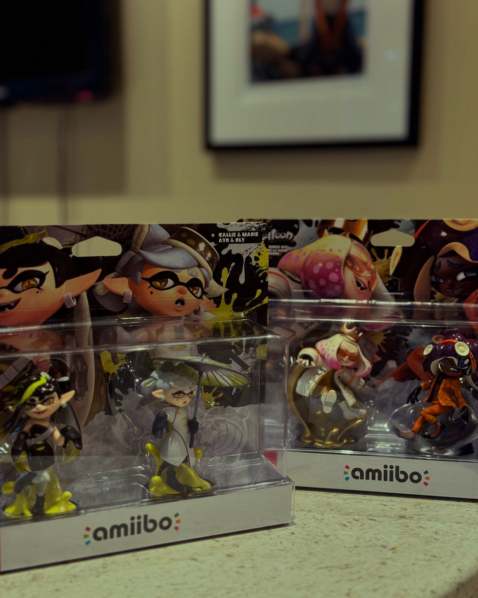 A photo of Splatoon 3 Amiibo - Pearl & Marina and Callie & Marie