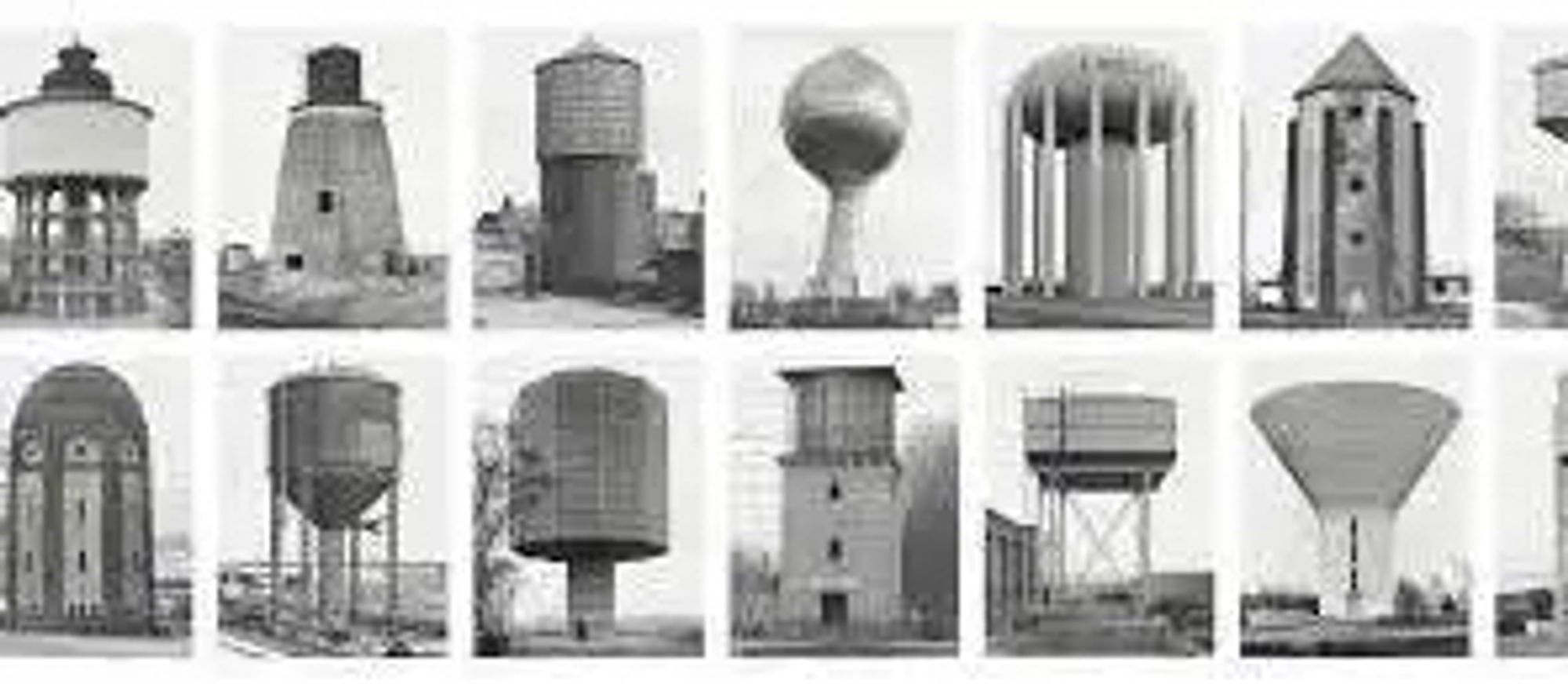 Bernd et Hilla Becher sont un couple de photographes allemands connus pour leurs photographies frontales d'installations industrielles. https://fr.m.wikipedia.org/wiki/Bernd_et_Hilla_Becher