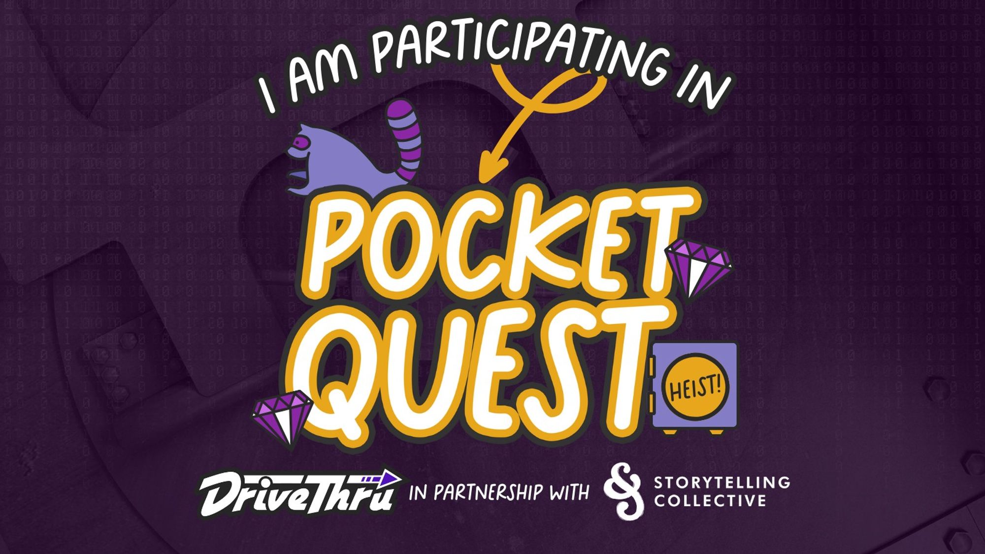 Banner de participación en el desafío de diseño de juegos Pocketquest