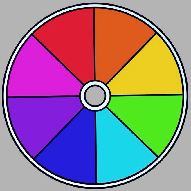 Colour wheel template