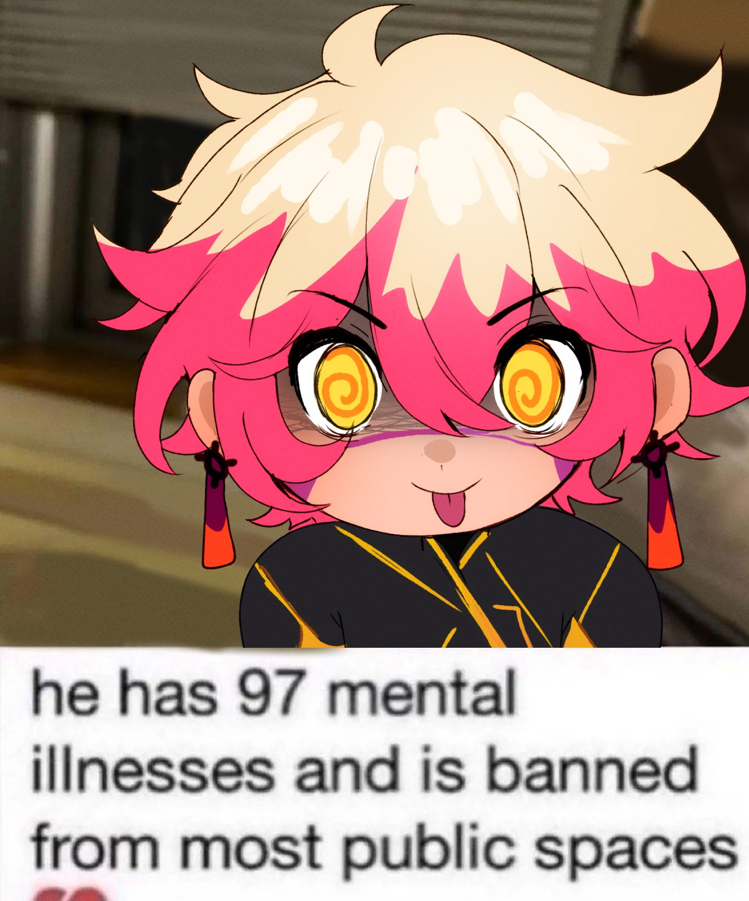 Kazan has 97 mental illnesses and is banned from most public spaces