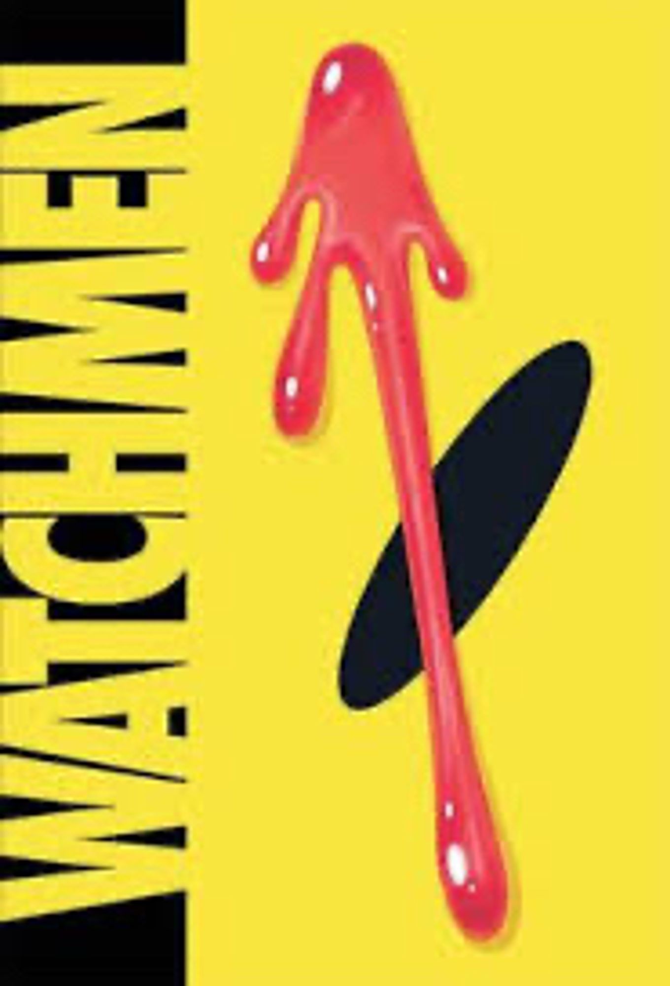 Cover for the graphic novel "Watchmen" by Alan Moore and Dave Gibbons.