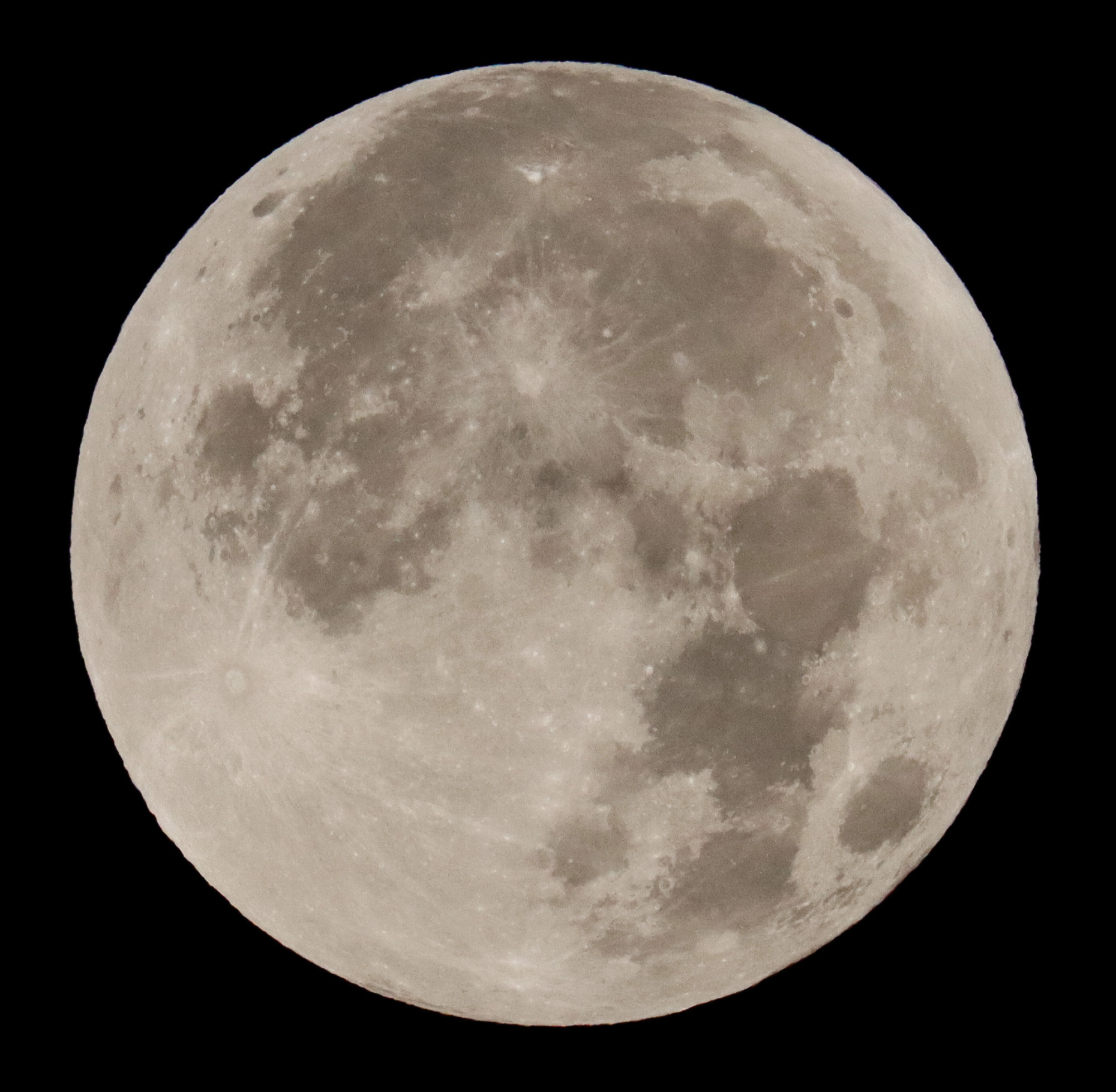 Single frame image of full Moon 20240918