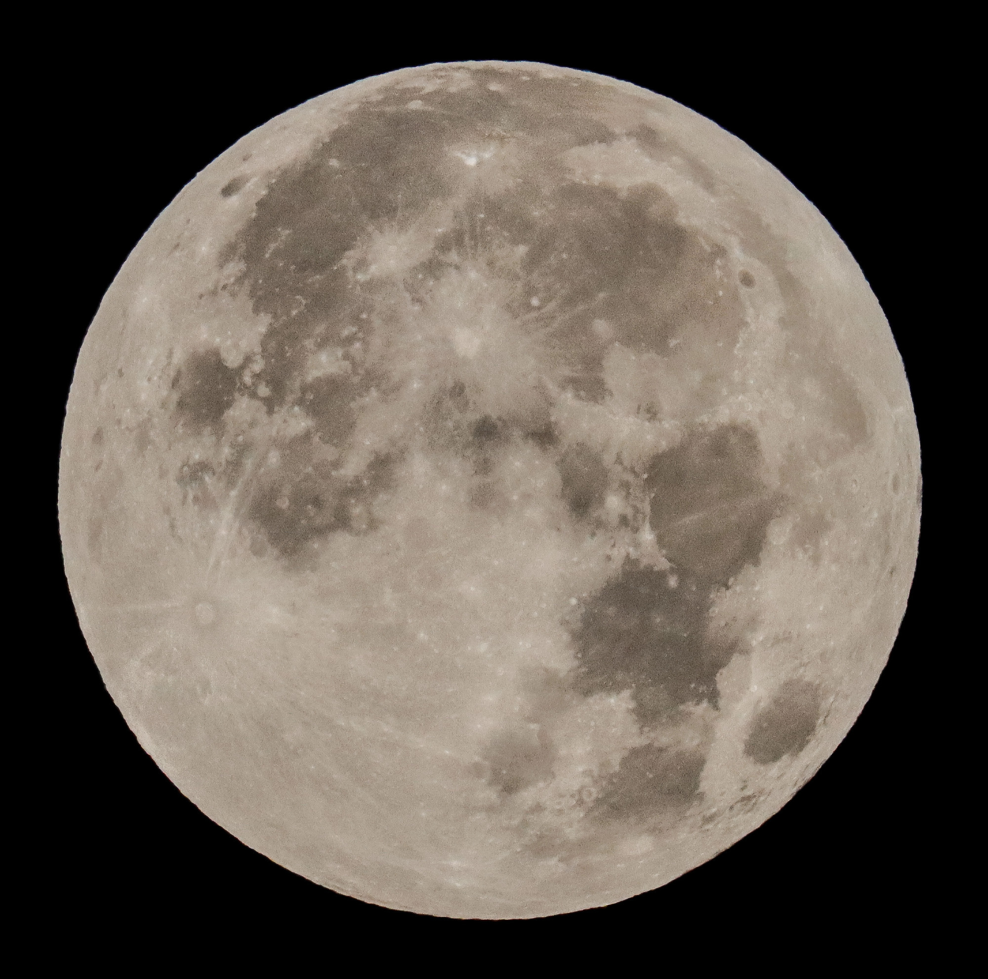 Single frame image of full Moon 20240918