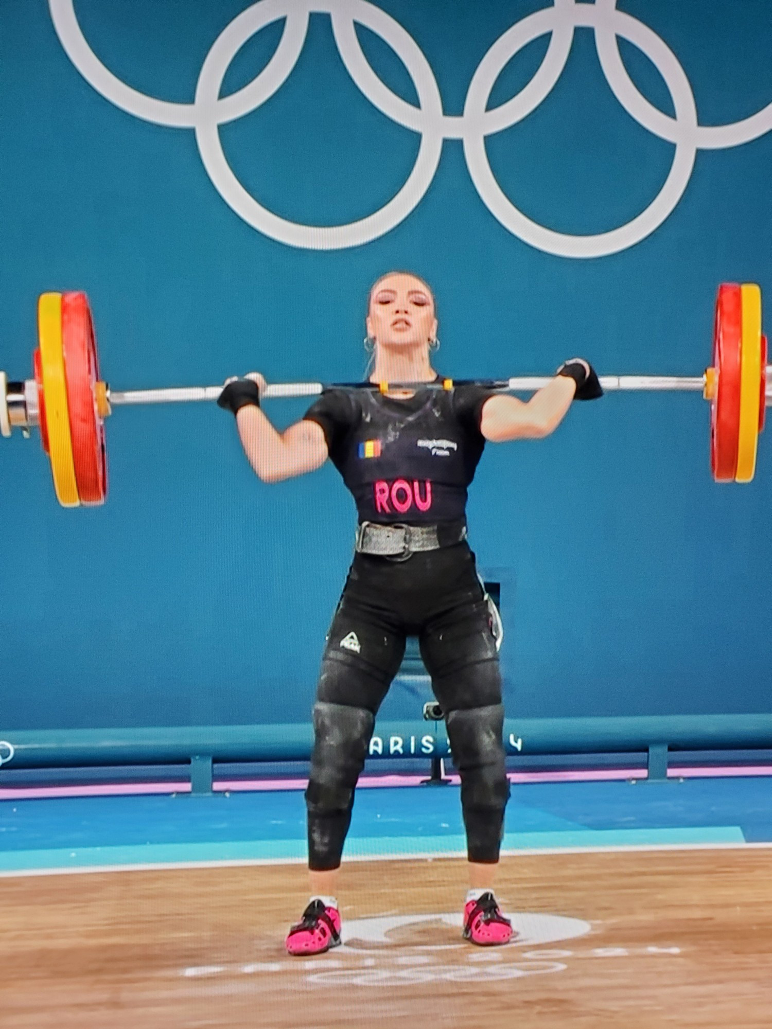 Mihaela Cambei clean and jerk