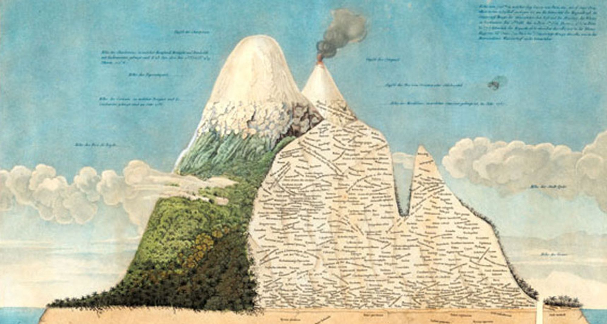 Alexander von Humboldt’s Tableau Physique