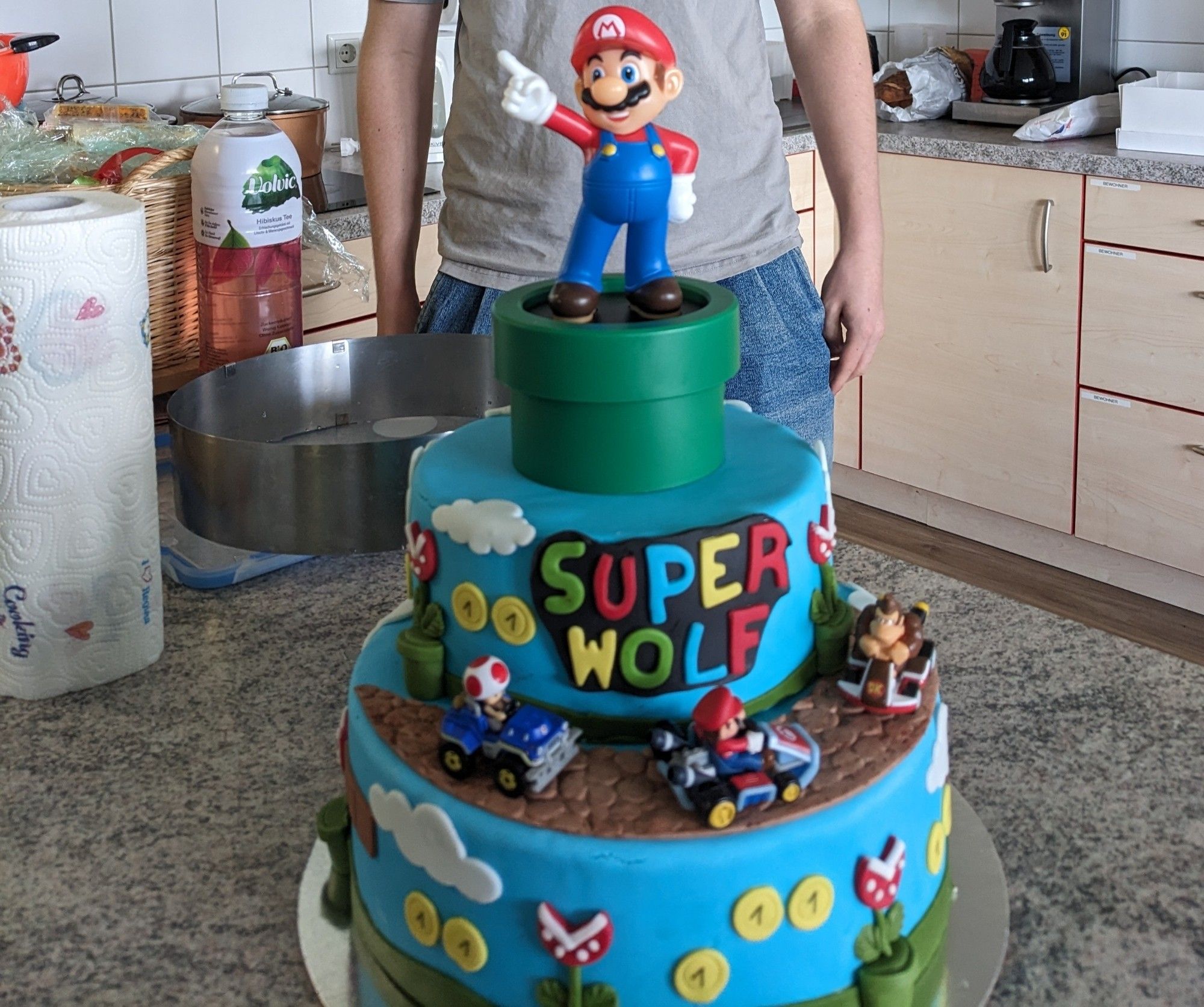 Eine Super Mario Torte