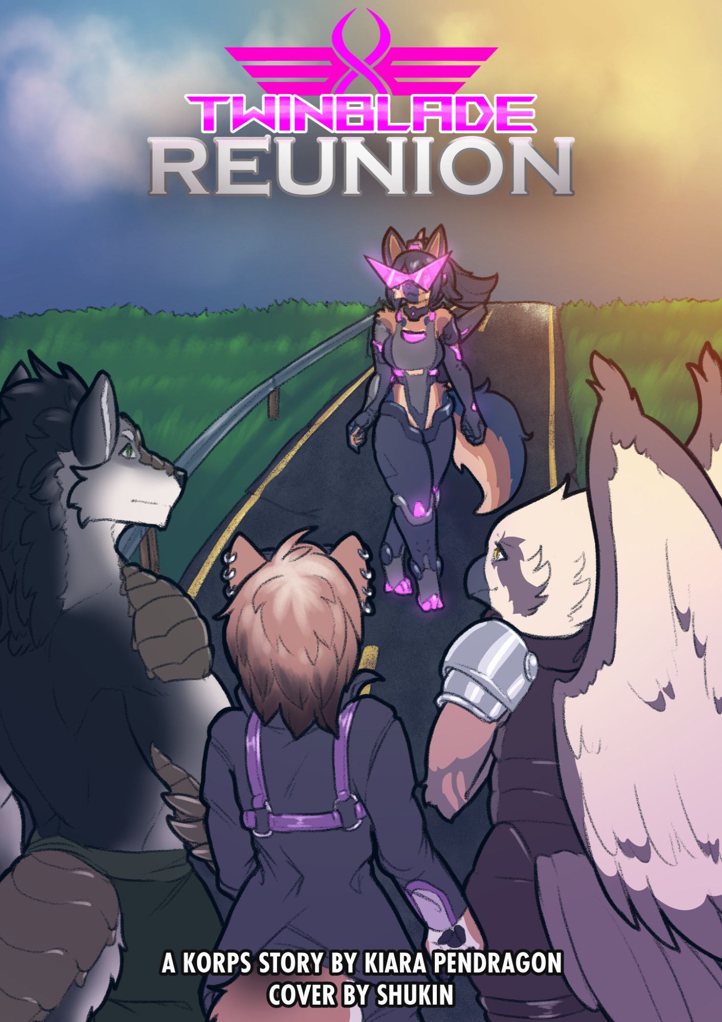 Cover art for Kiara Pendragon's shortstory titled Reunion, link in the post!