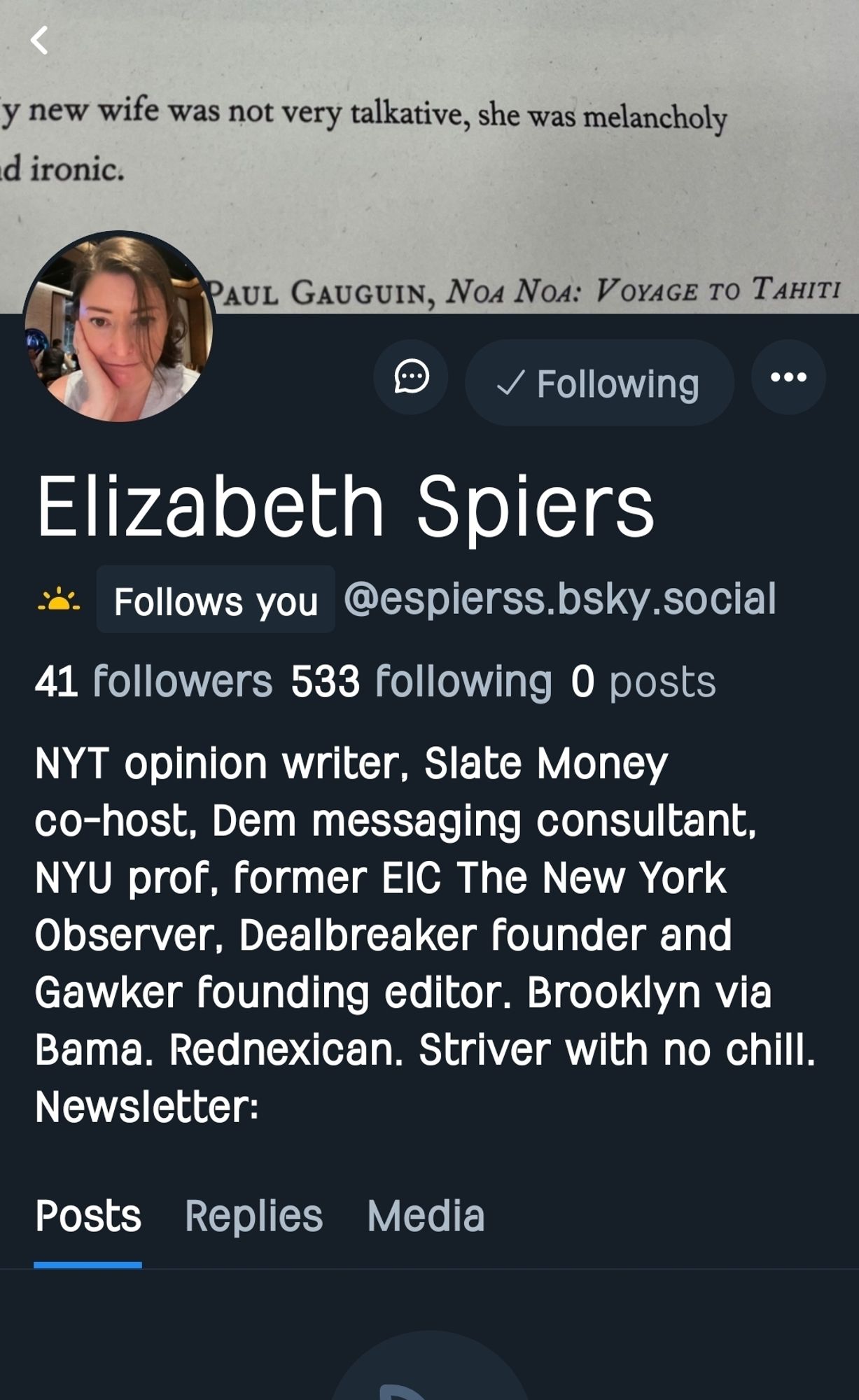 Screenshot of home page of impersonating account, identical to e. Spiders home page