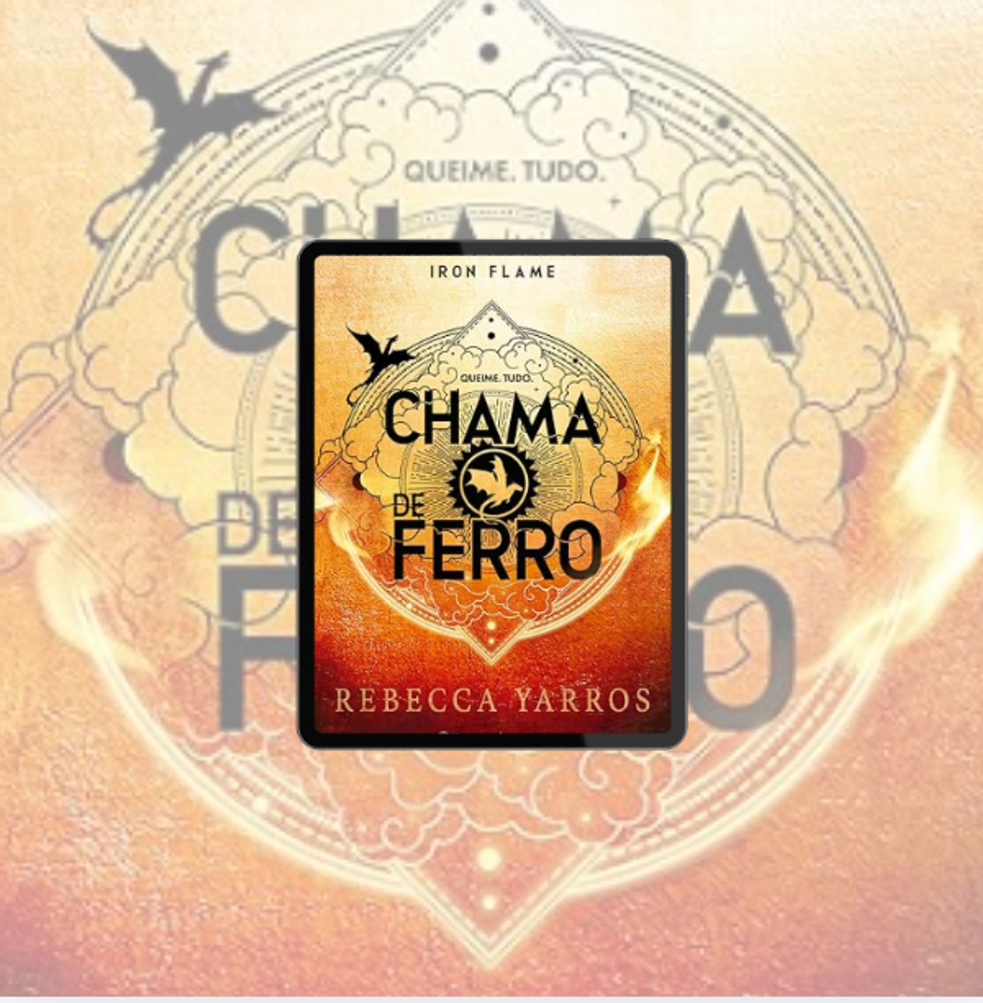 Capa do livro Chama de ferro