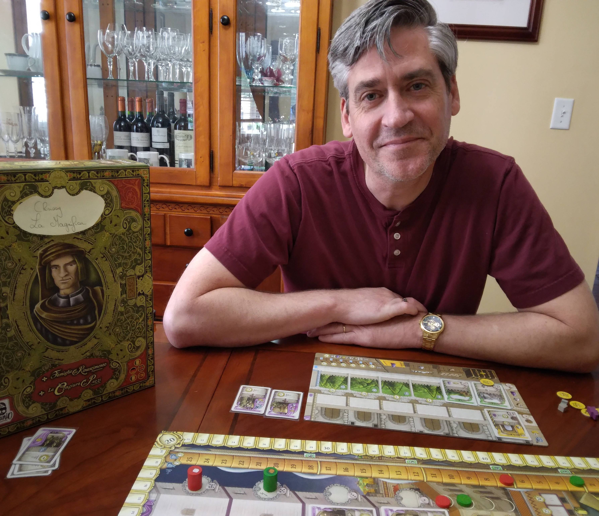 Tom is playing a 2 player game of Lorenzo