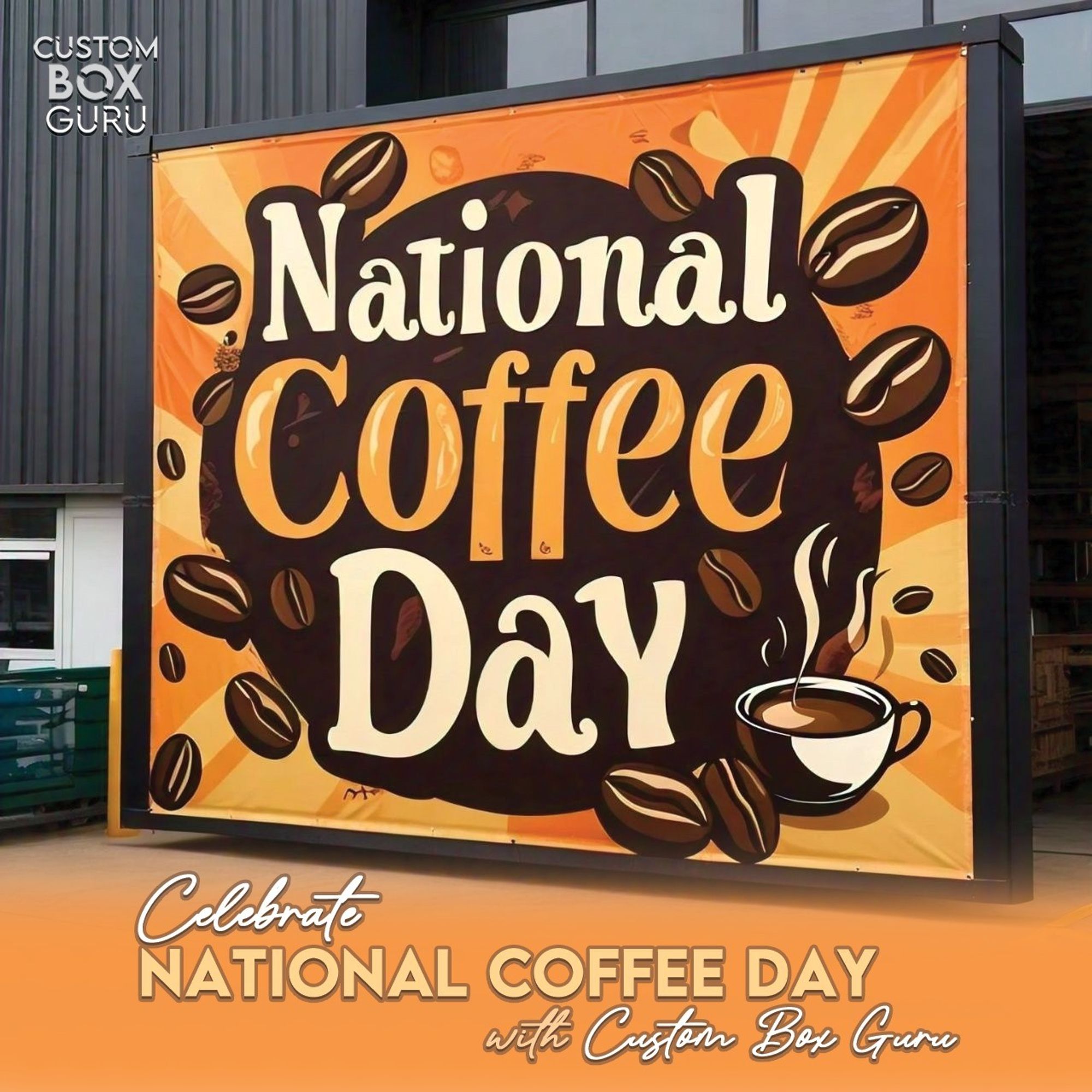 Celebrate USA #National Coffee Day with #packaging that’s as exceptional as the coffee itself. Whether you’re a hashtag#coffee shop owner or a specialty roaster, high-quality packaging helps your brand stand out. Customboxguru.com, the leading hashtag#manufacturer of hashtag#custom hashtag#coffee hashtag#boxes in the USA, offers durable, attractive, and hashtag#ecofriendlypackaging tailored to your needs. Our custom coffee boxes are designed to protect your product while enhancing its appeal, creating a memorable hashtag#unboxing experience. Make every coffee moment special with packaging that reflects your brand's quality.