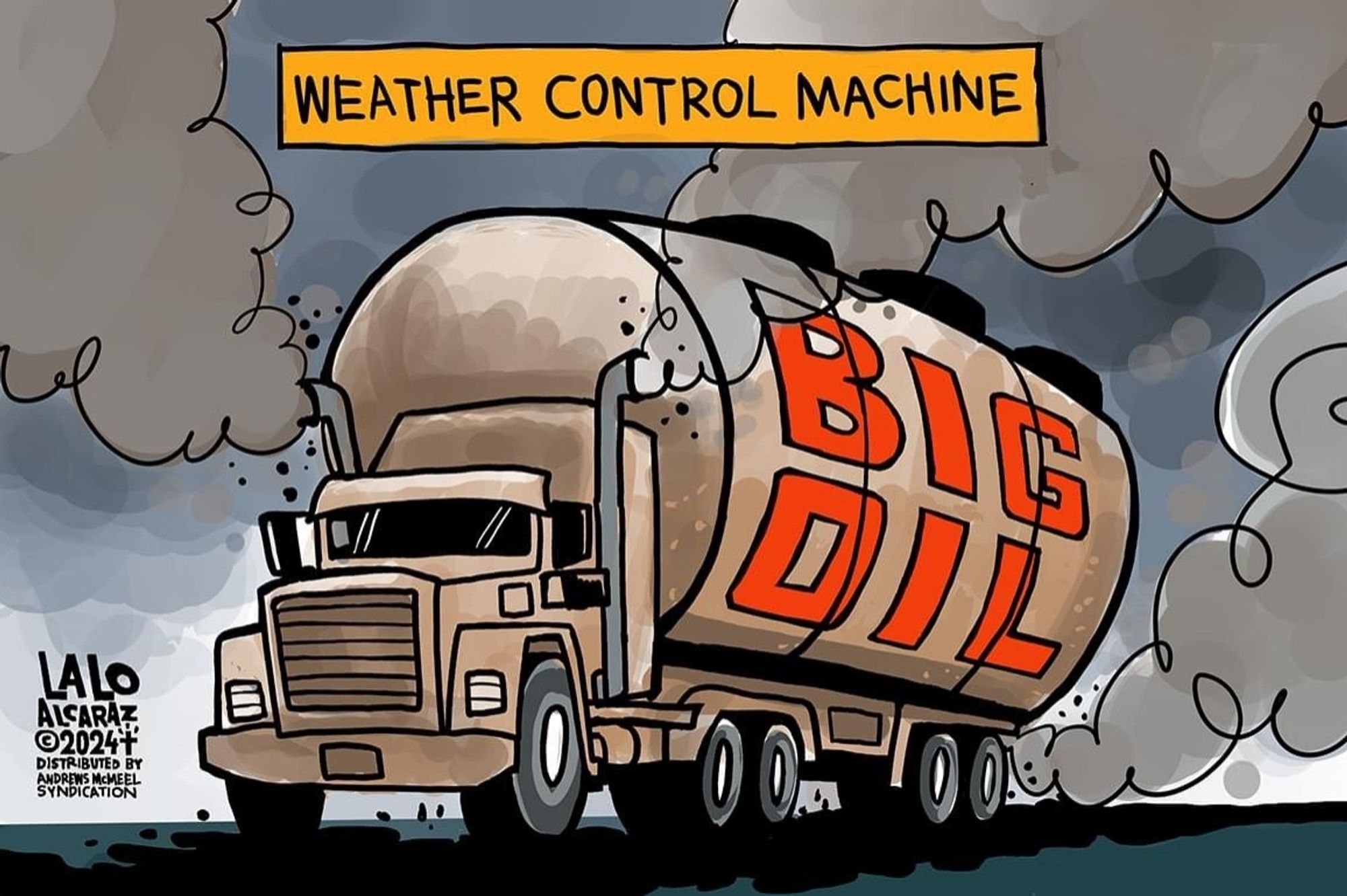 Weather Control Maschine big oil