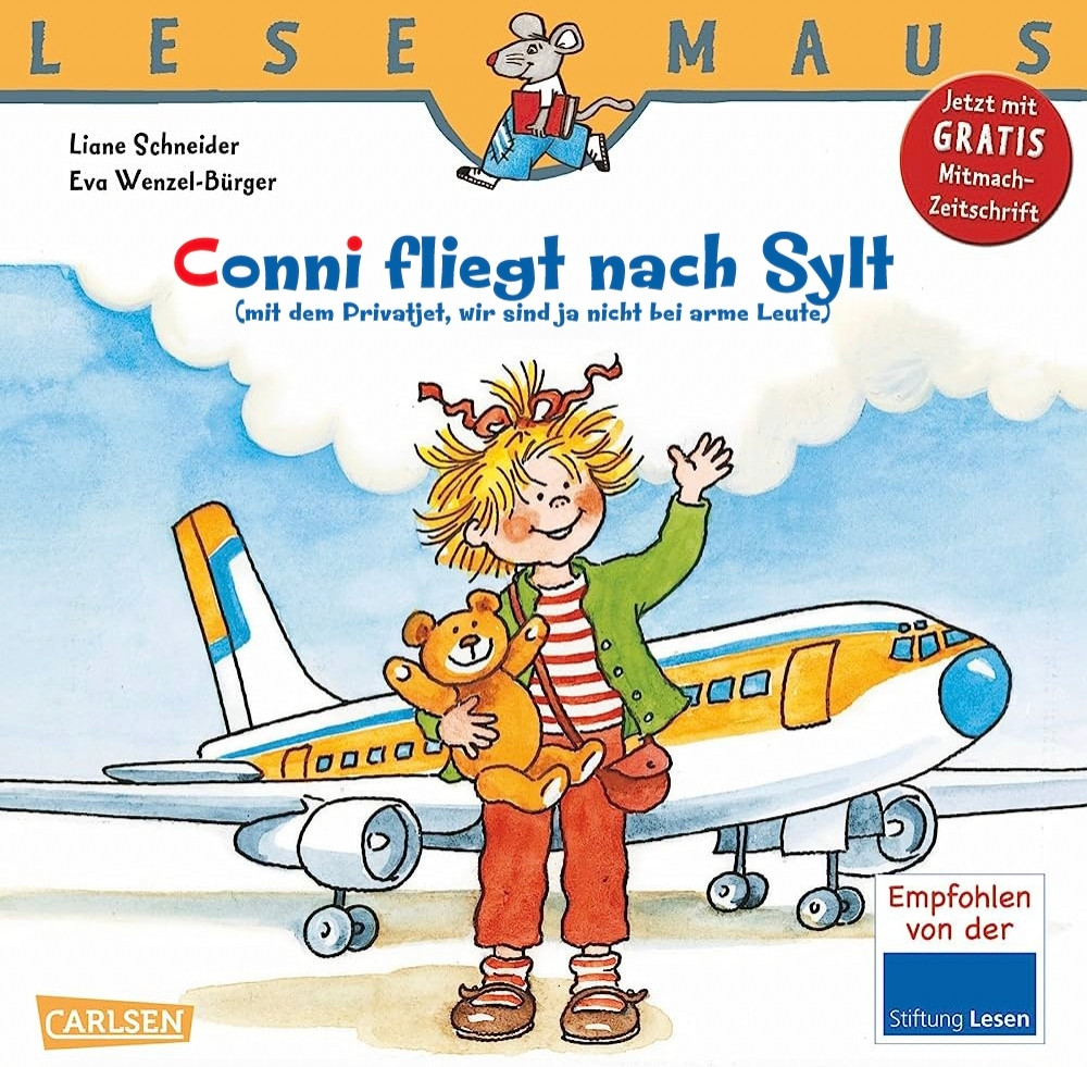 Comic Conni fliegt nach Sylt